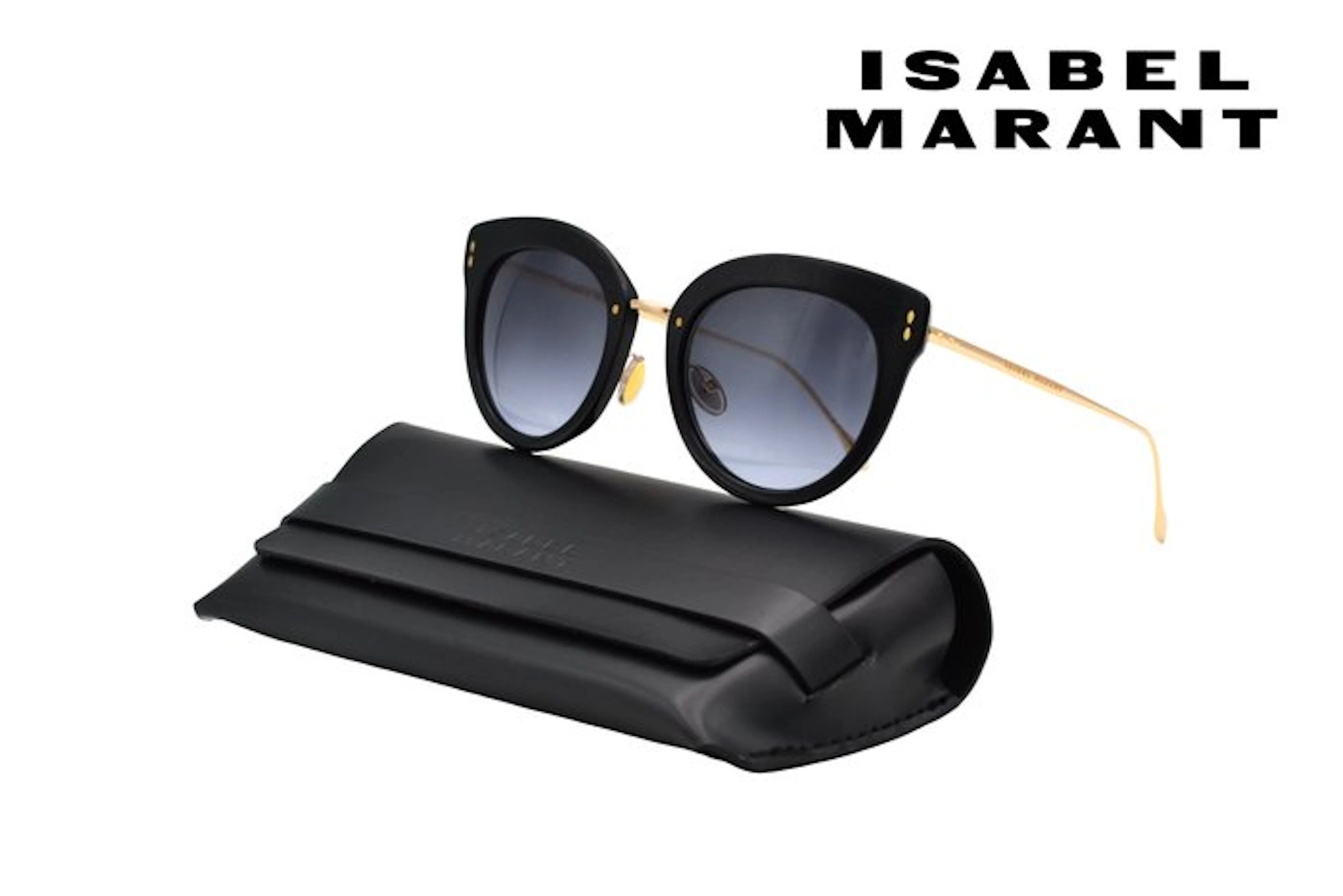 Isabel Marant - IM0119S - Gold Metal & Hexagonal Design...
