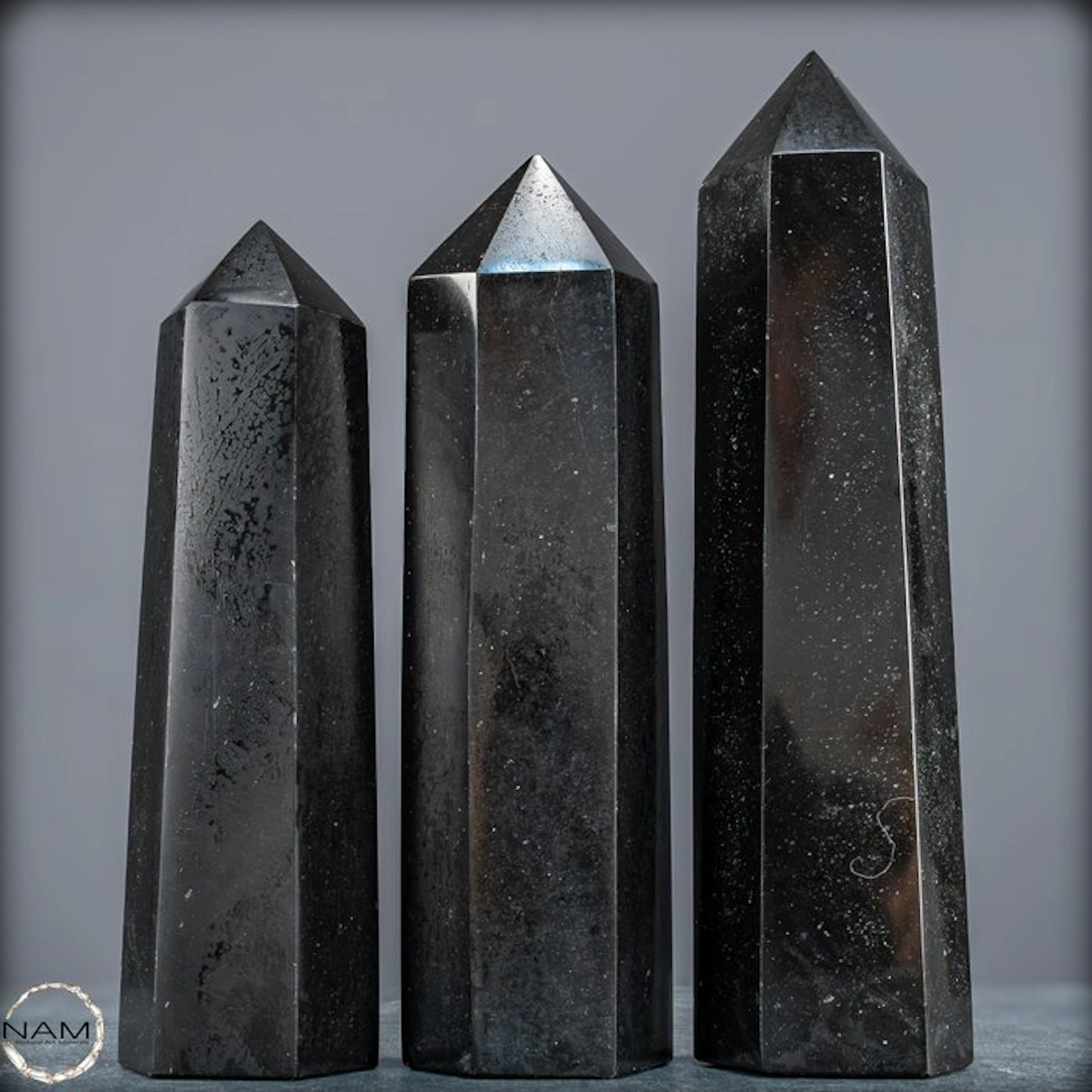 Exclusive Black Tourmaline Obelisk Set – Powerful...