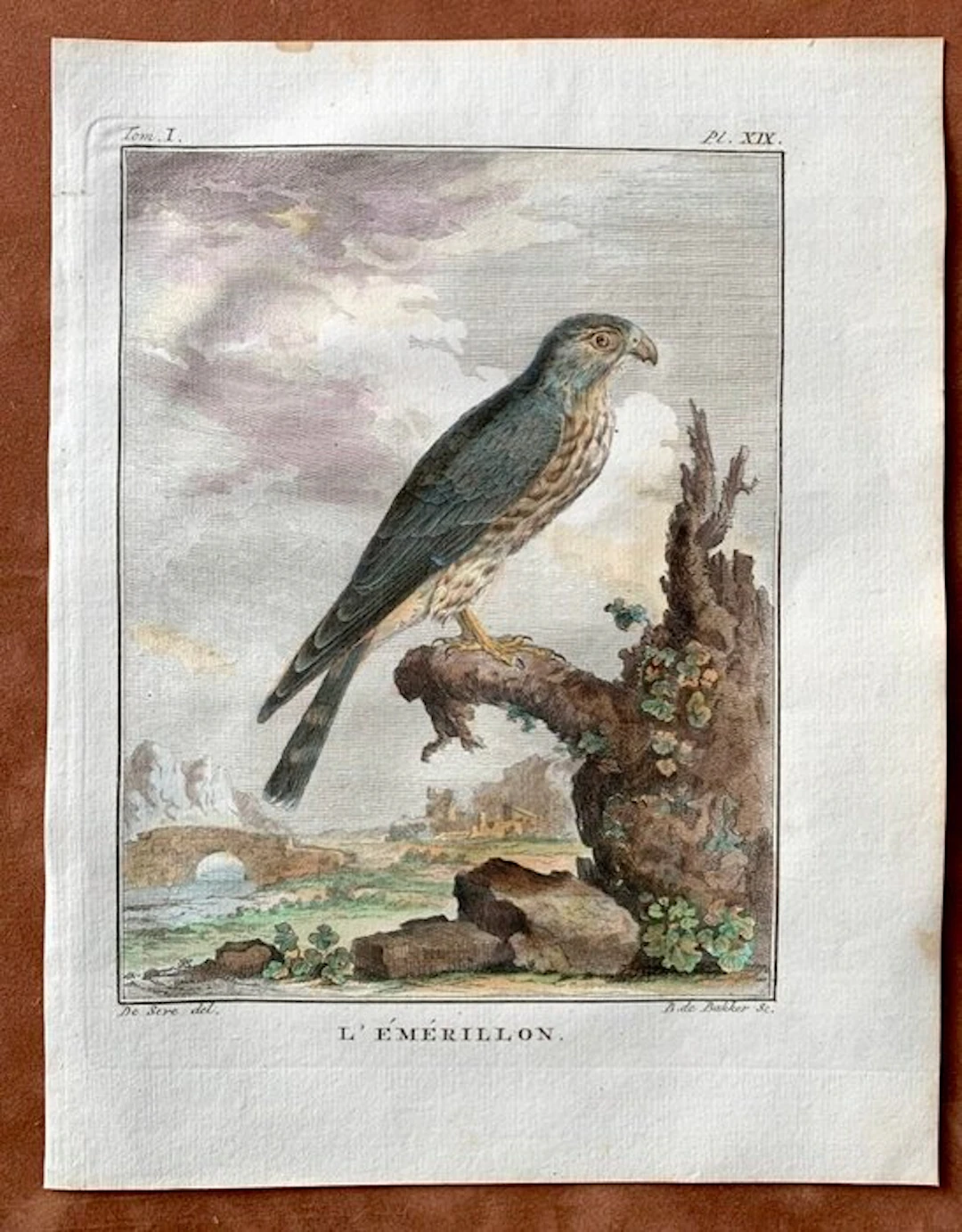 Jacques Eustache de Seve (1742-1788) - L' Emerillon - Originale