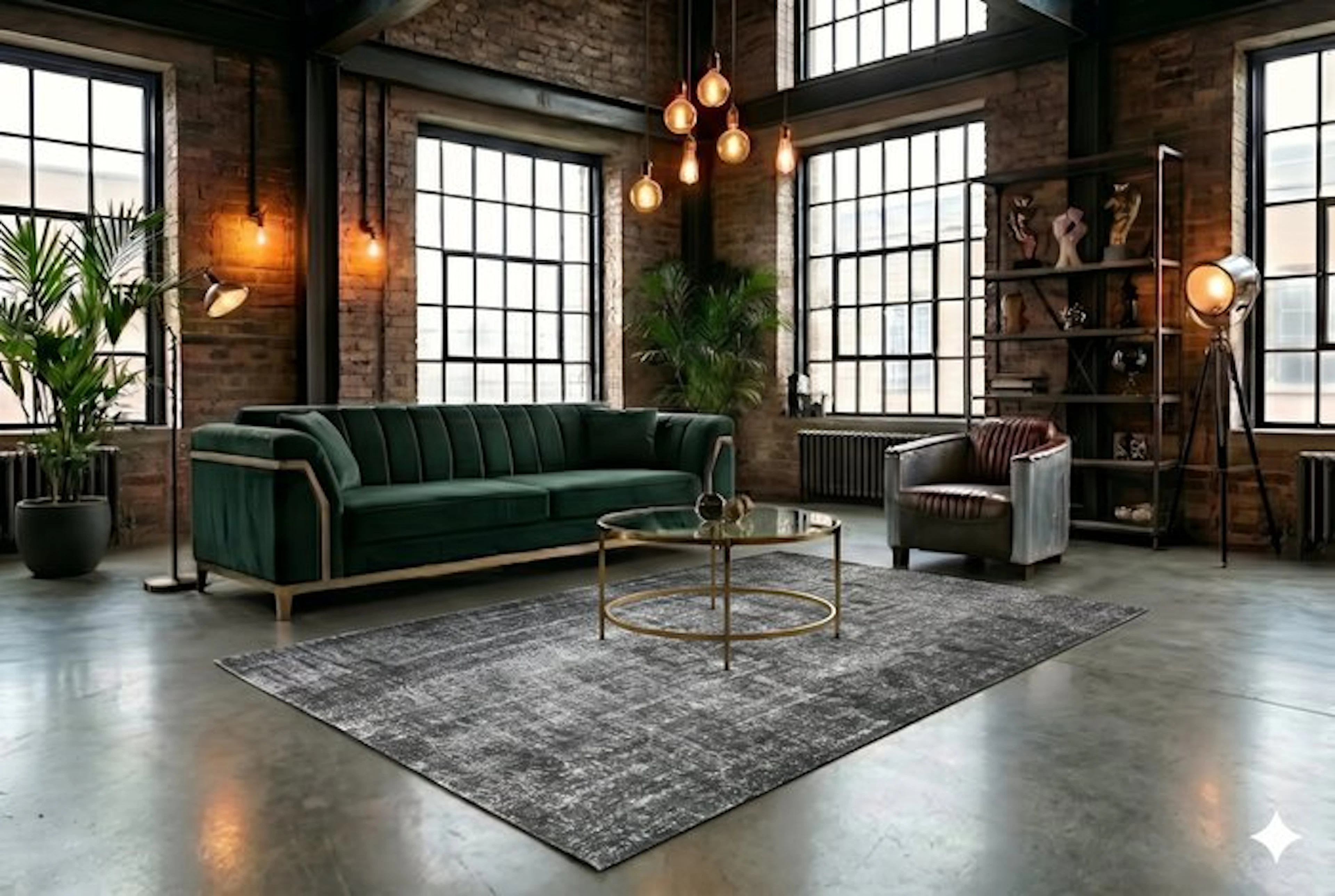 Grey super vintage - Rug - 280 cm - 165 cm - with certificate