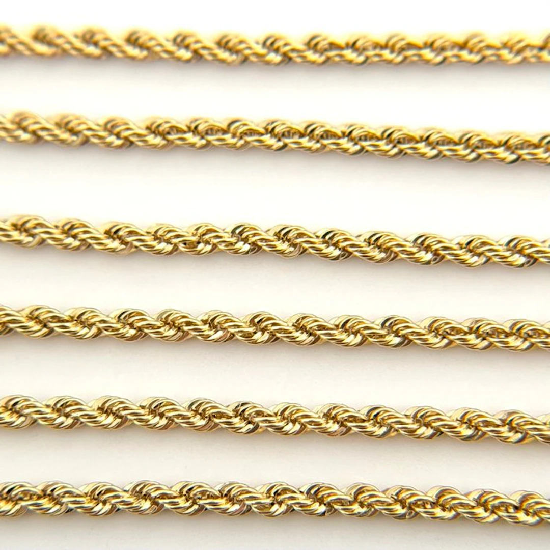 No reserve price - Necklace - 18 kt. Yellow gold - Fune - 50 cm