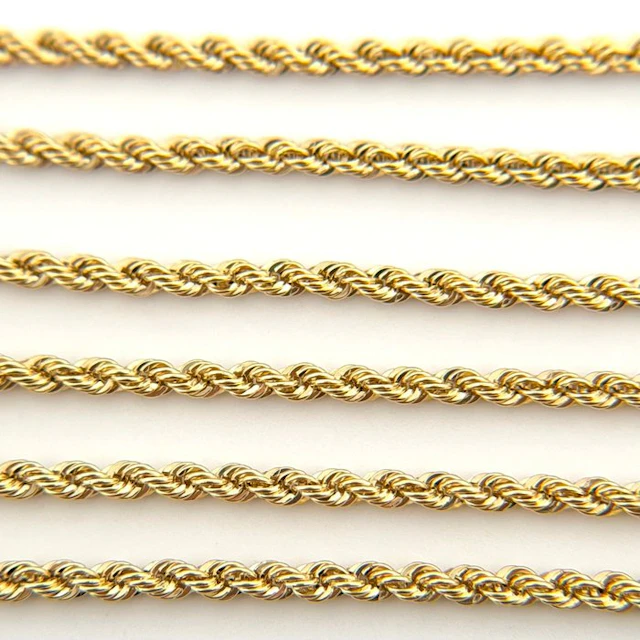 No reserve price - Necklace - 18 kt. Yellow gold - Fune - 50 cm