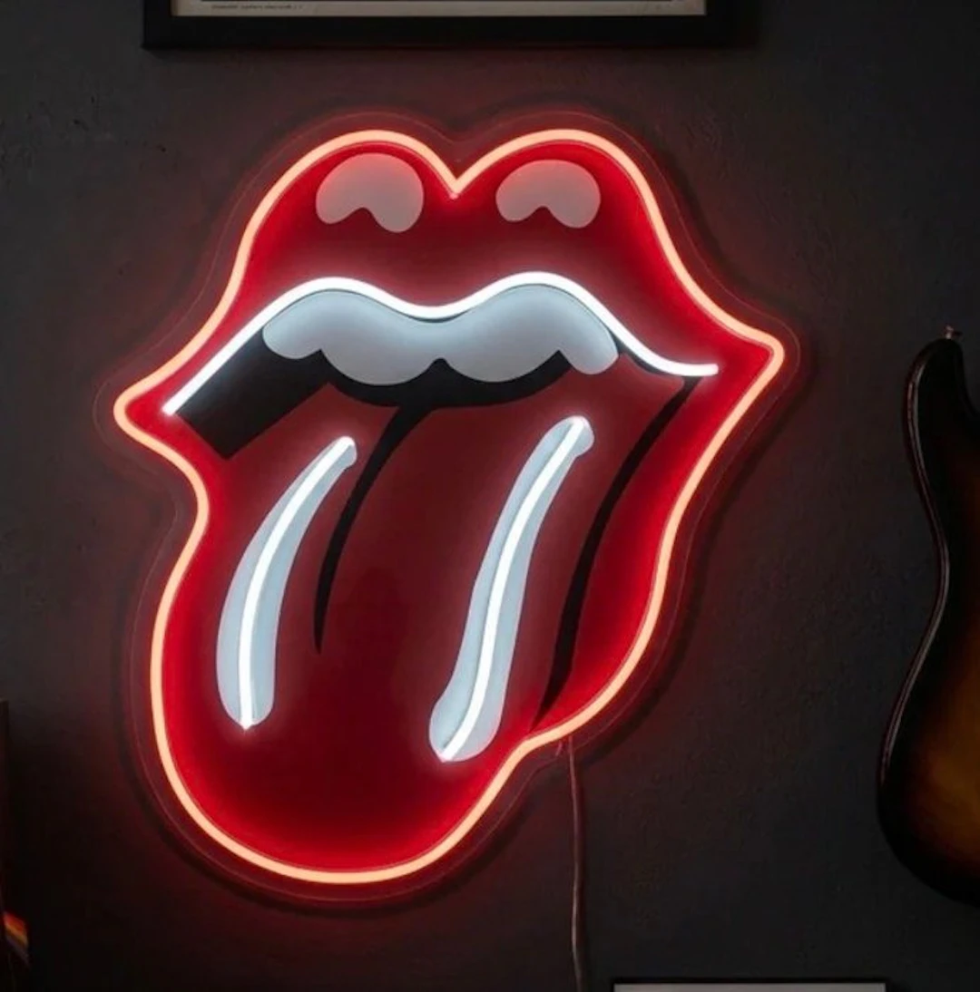 Rolling Stones - Lighted sign - polyester