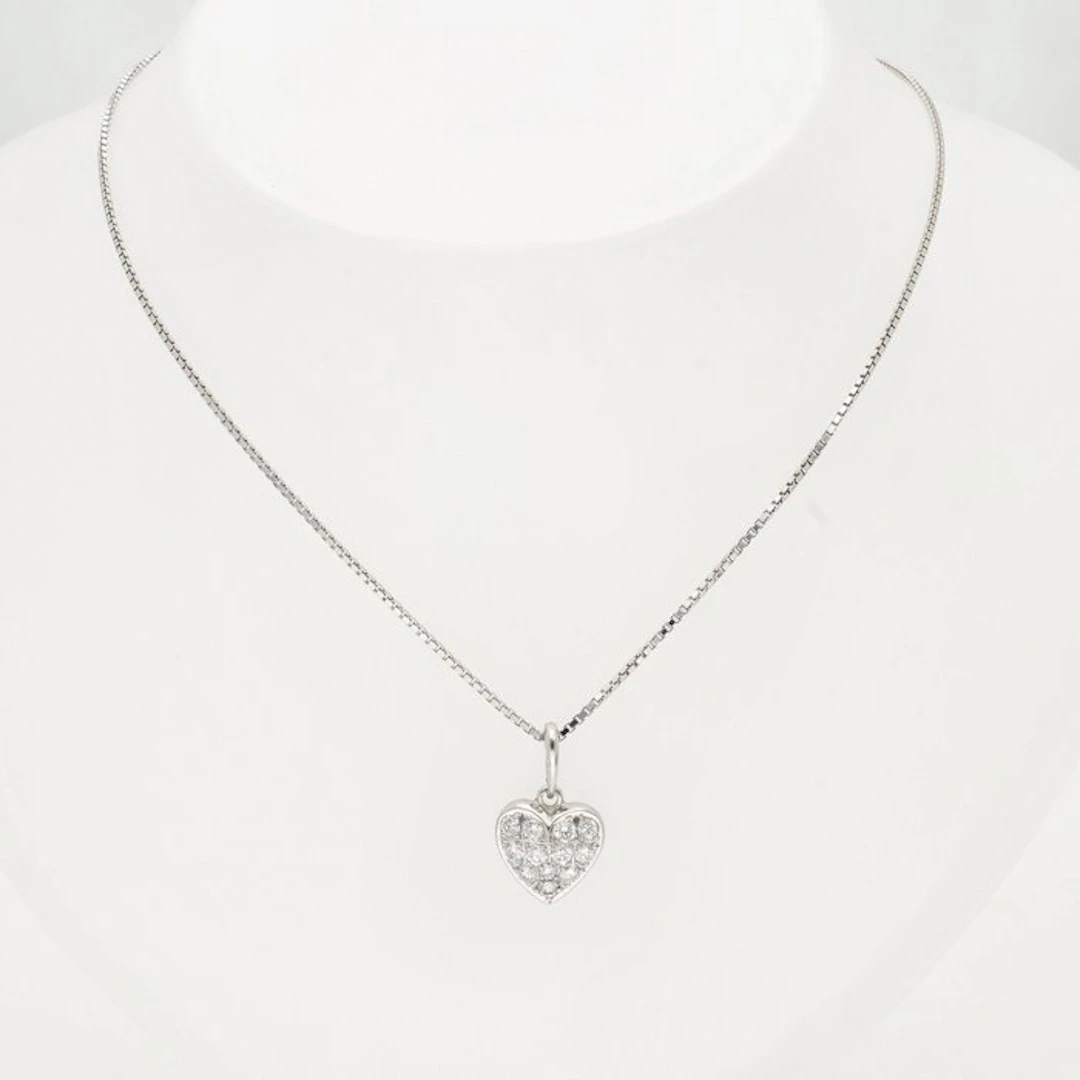Necklace - 18 kt. White gold Diamond (Natural)