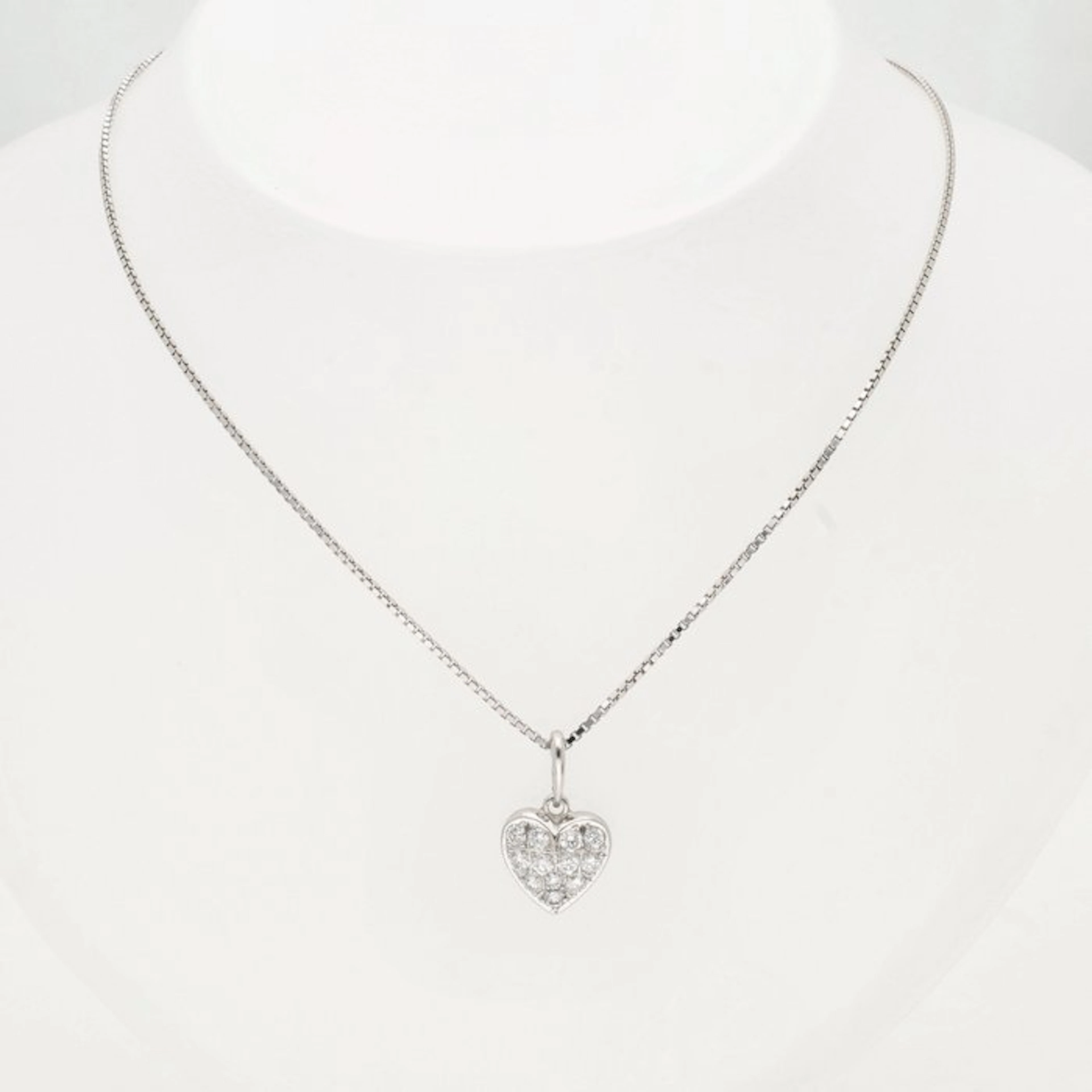 Necklace - 18 kt. White gold Diamond (Natural)