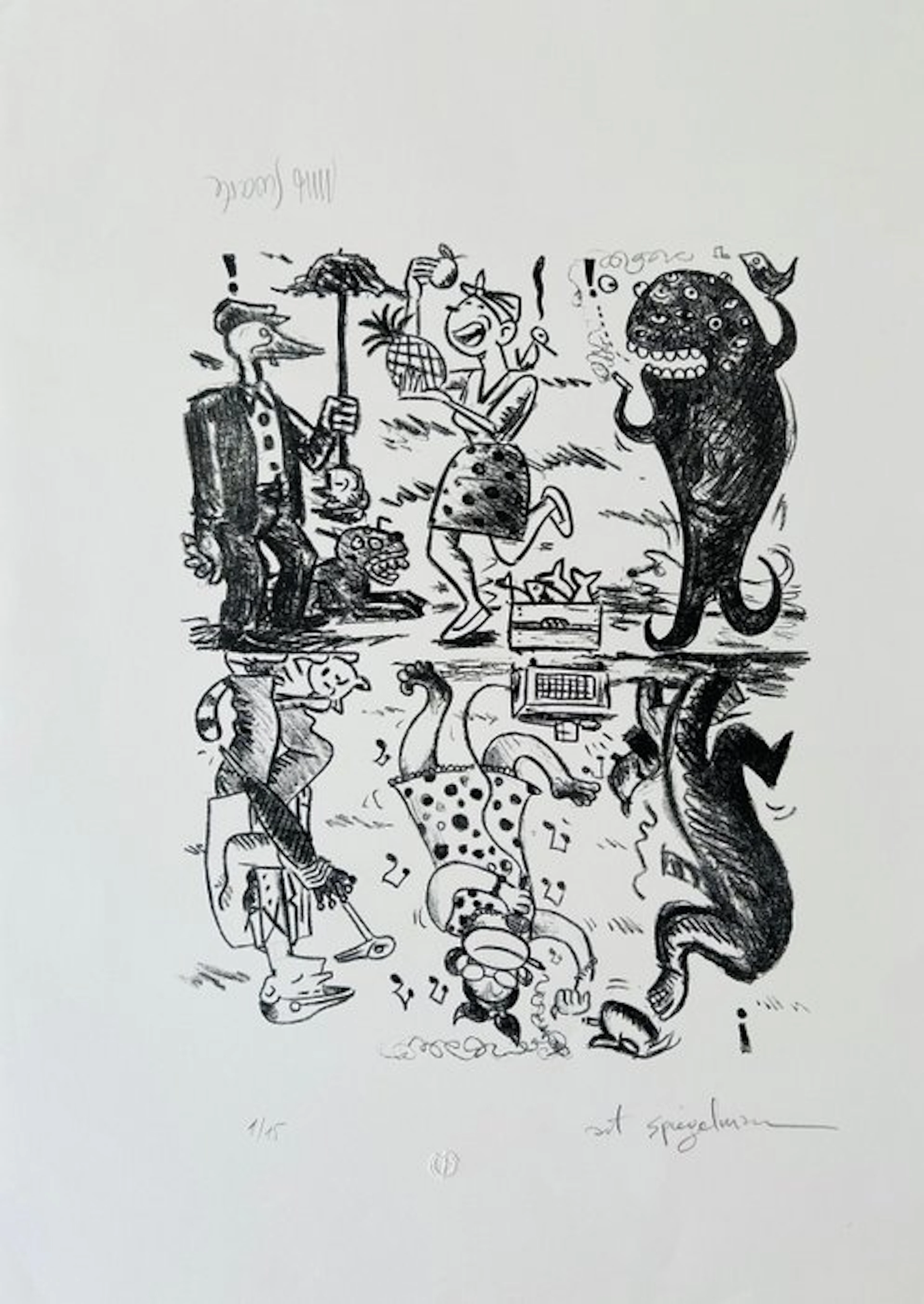 Art Spiegelman / Joost Swarte - 1 Lithography - Limited edition - 2010