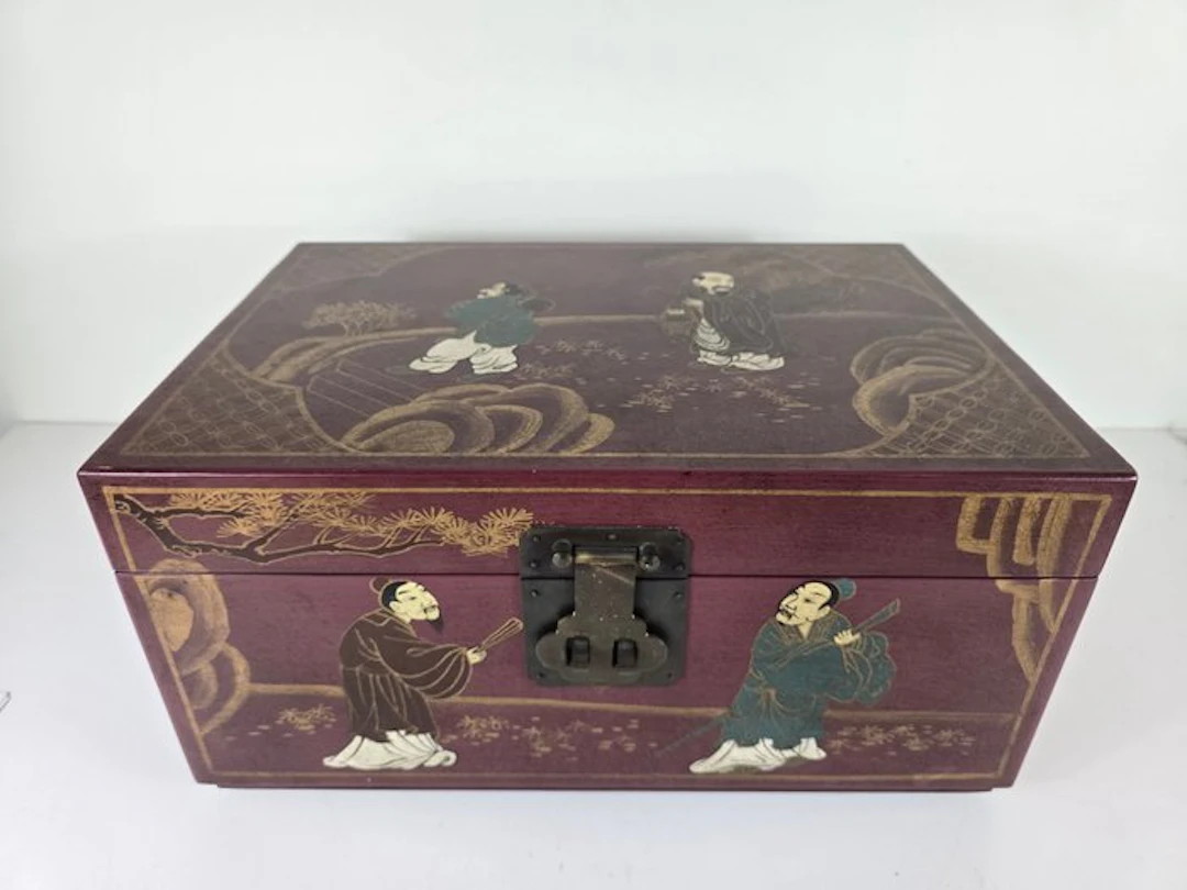 Casket - Wood - China (No reserve price)