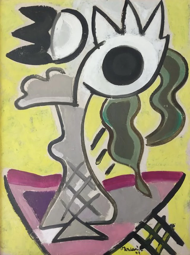 Francis Montanier (1895-1974) - Tournesol gris