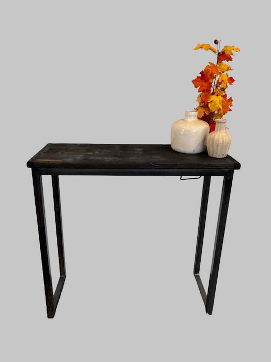 Console table - Steel, Wood - Unique industrial design