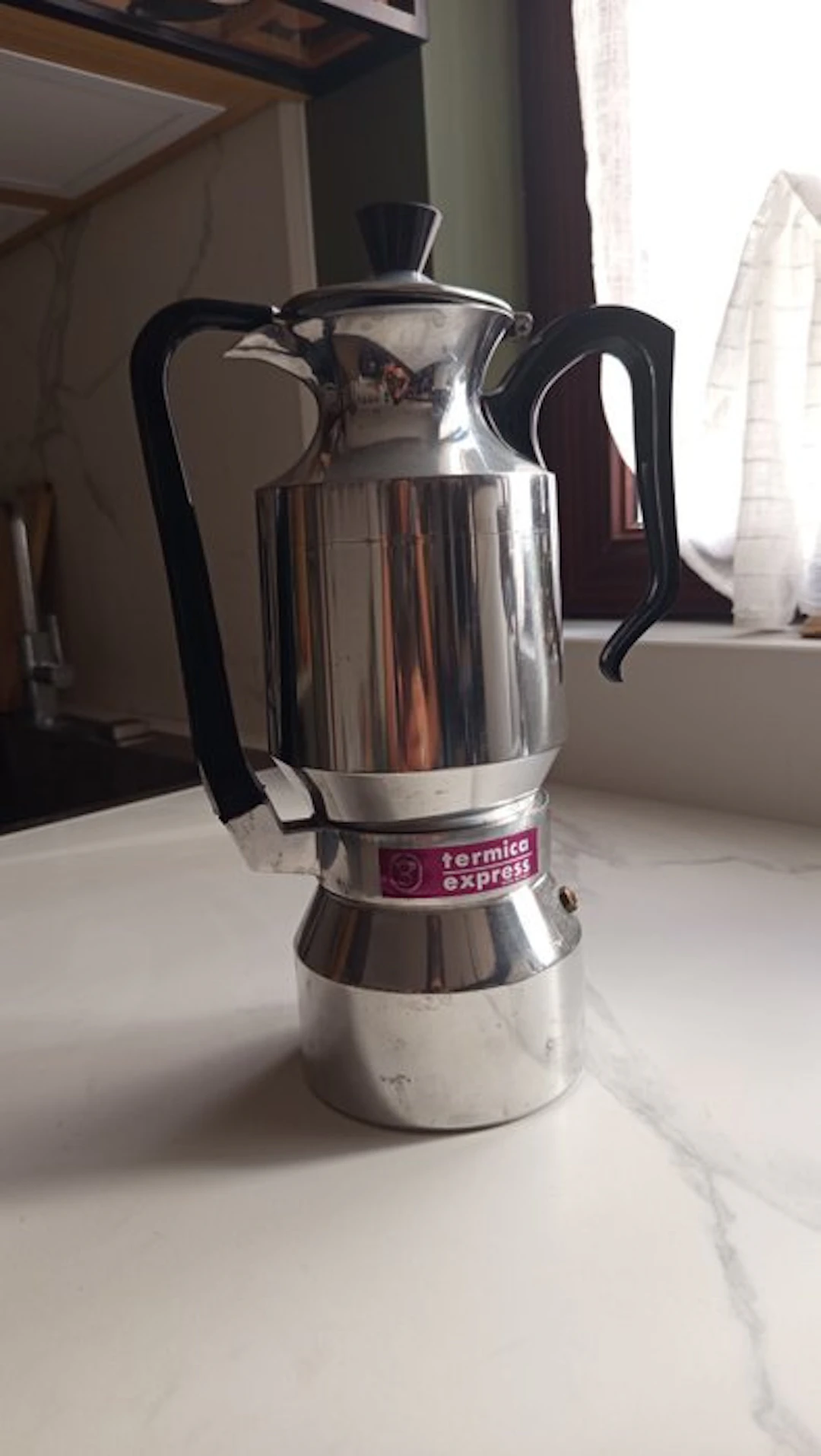 Termica Express - Coffee pot - La Signora - Aluminium - thermal coffee maker