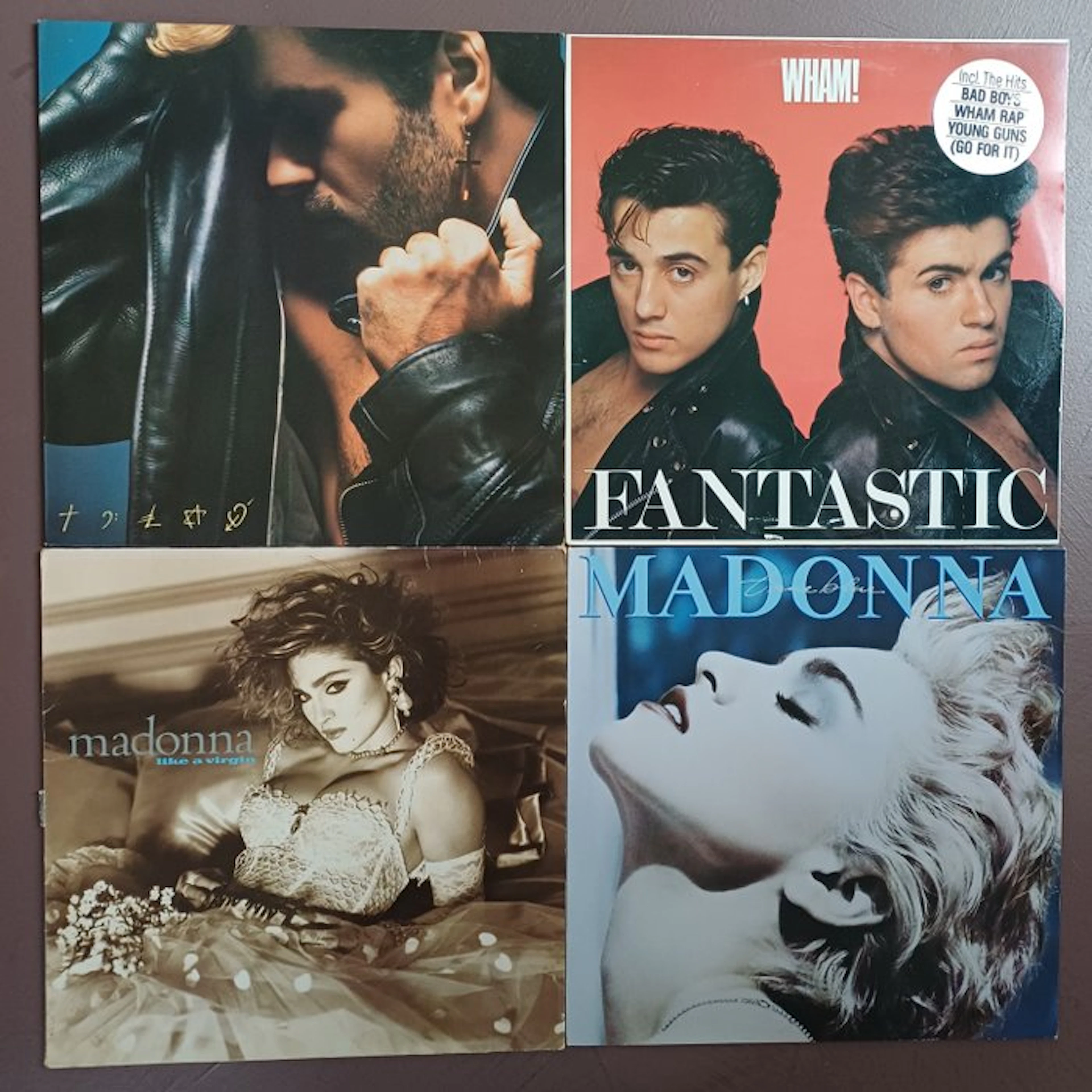George Michael & Related, Madonna - 4 Essential 80's Albums - LP - 1983