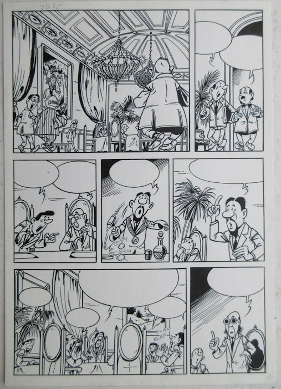 Studio Vandersteen - 1 Original page - Jerom - De kleurenzaaier p. 11