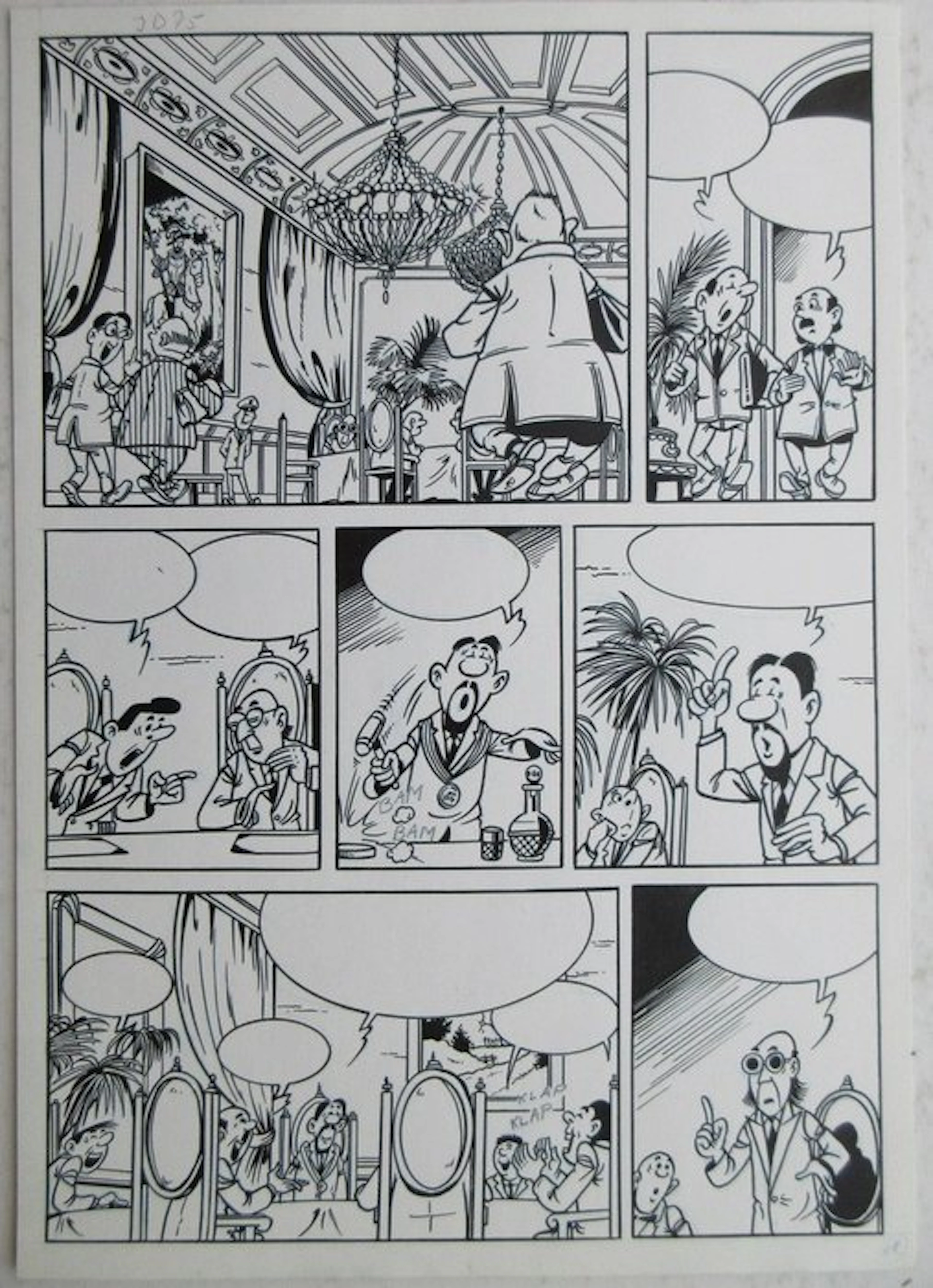 Studio Vandersteen - 1 Original page - Jerom - De kleurenzaaier p. 11