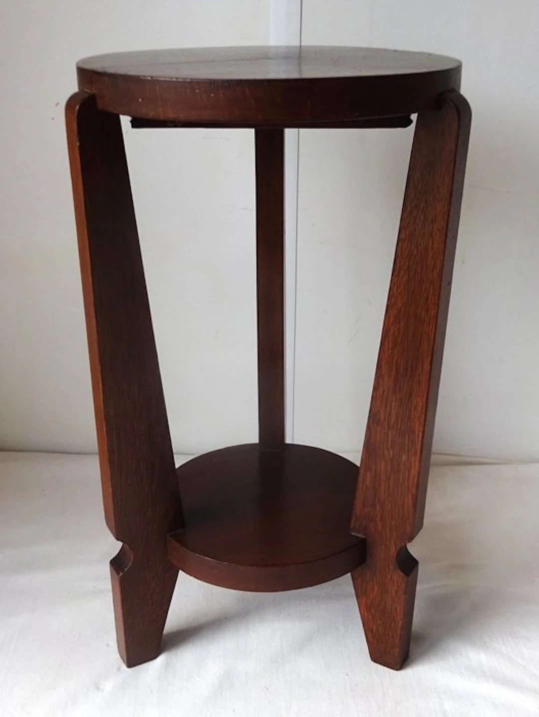 Side table - Amsterdam School side table - Oak