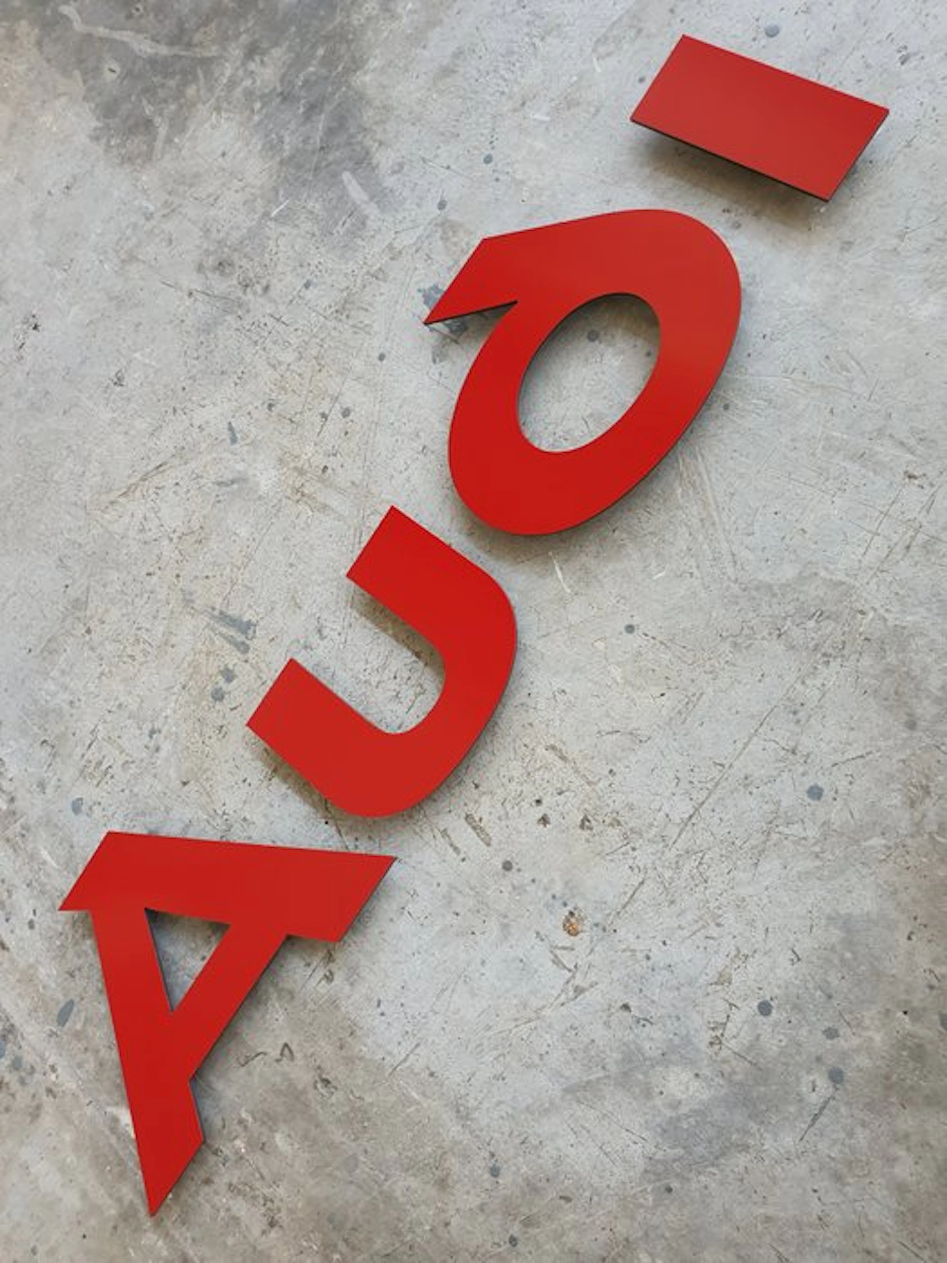 Sign - Audi - Wall professionnel Audi Logo in aluminium*