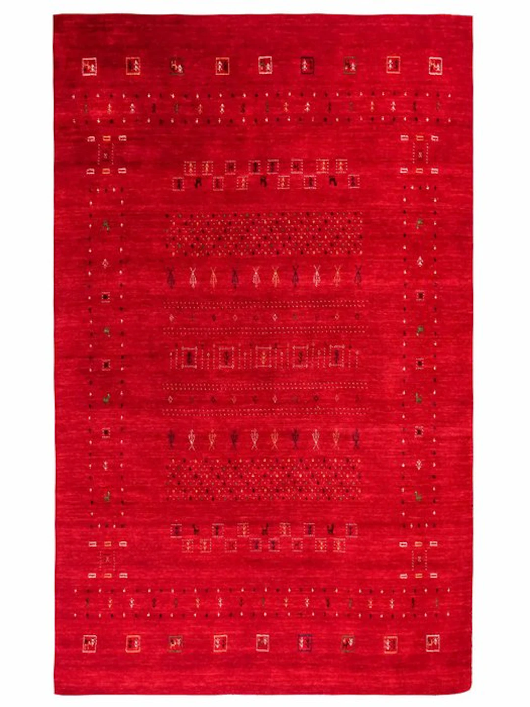 Gabbeh - Rug - 199 cm - 139 cm - handwoven wool rug