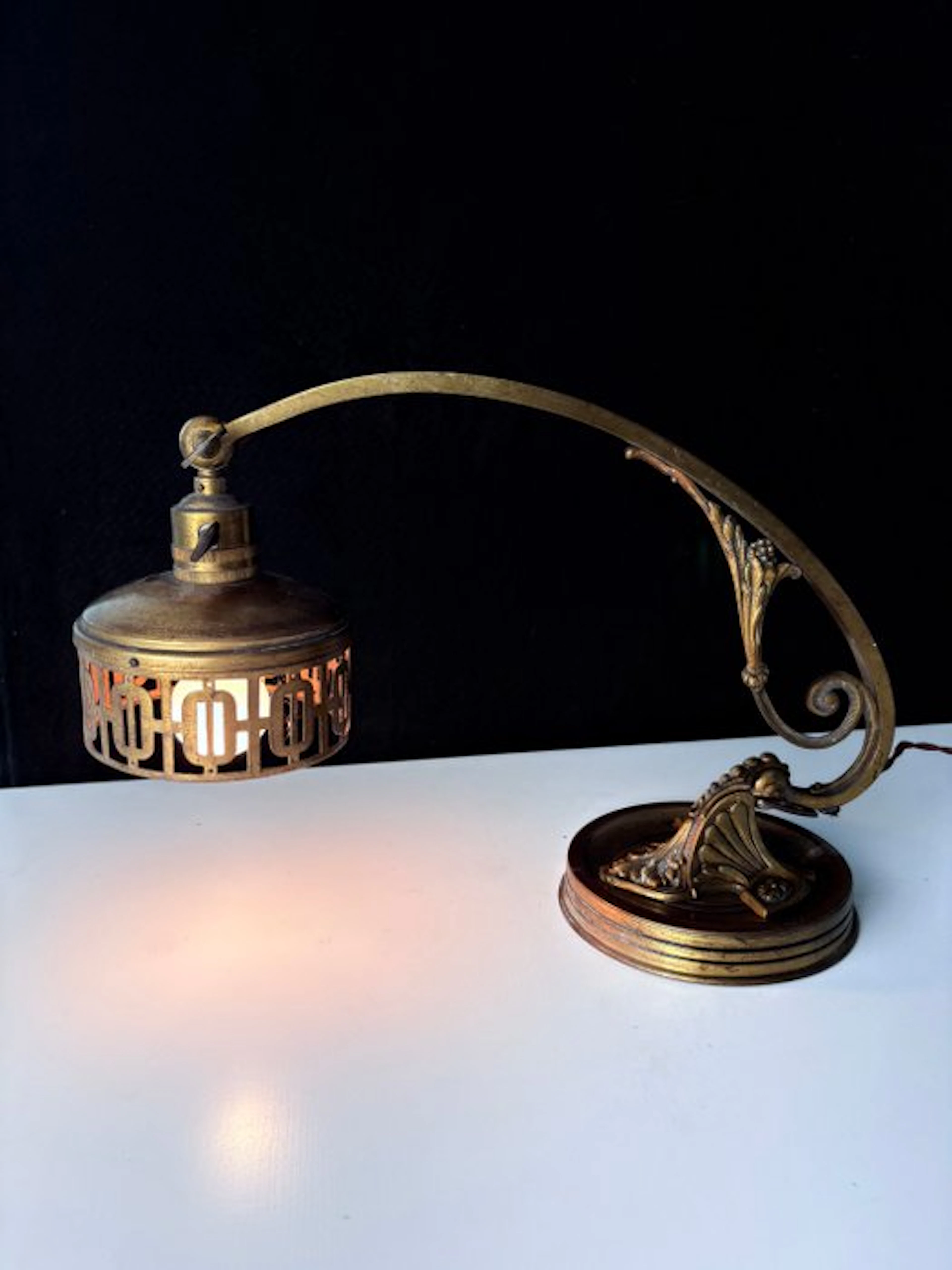 Table lamp - Gilt bronze