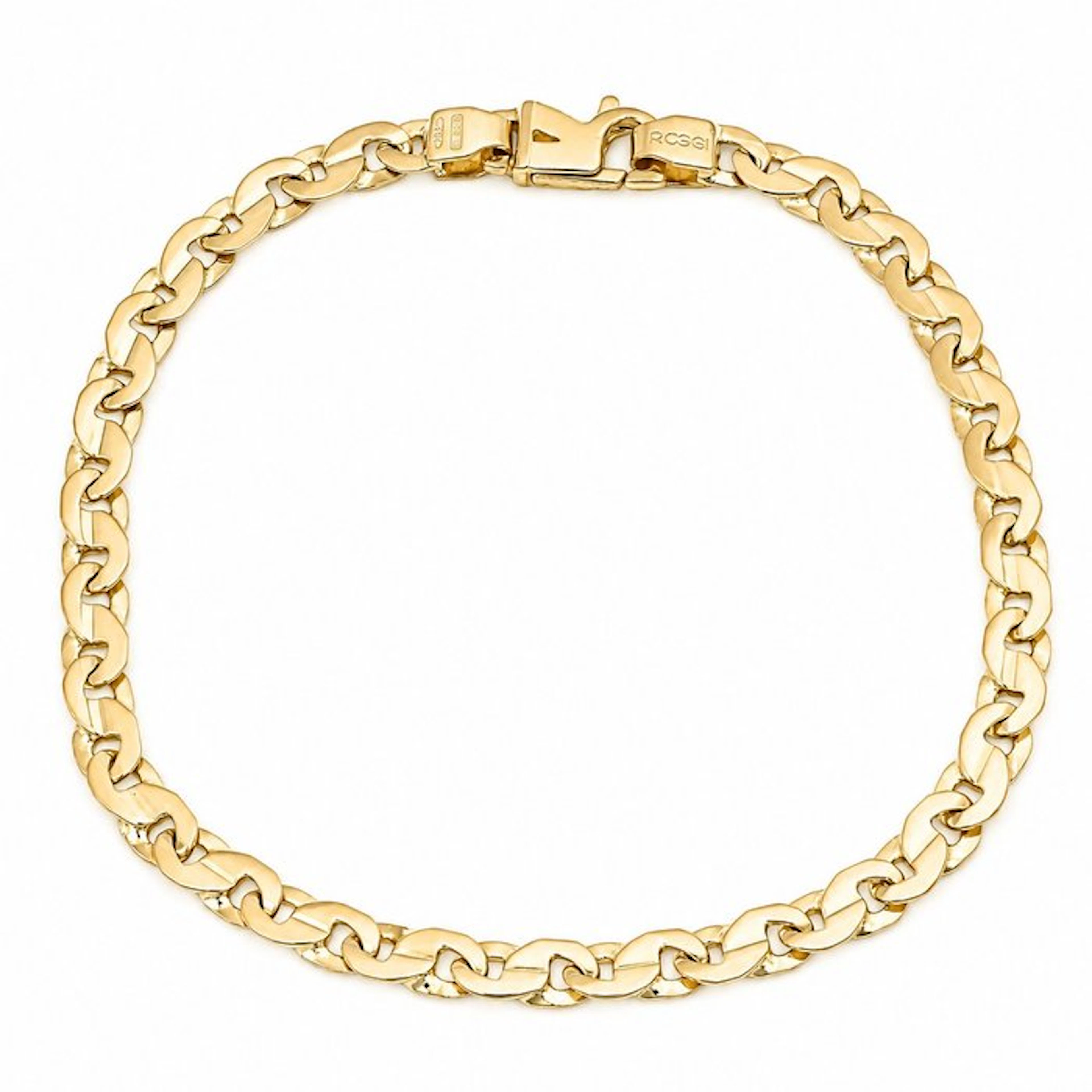 Bracelet - 18 kt. Yellow gold - Made in Italy - Handmade