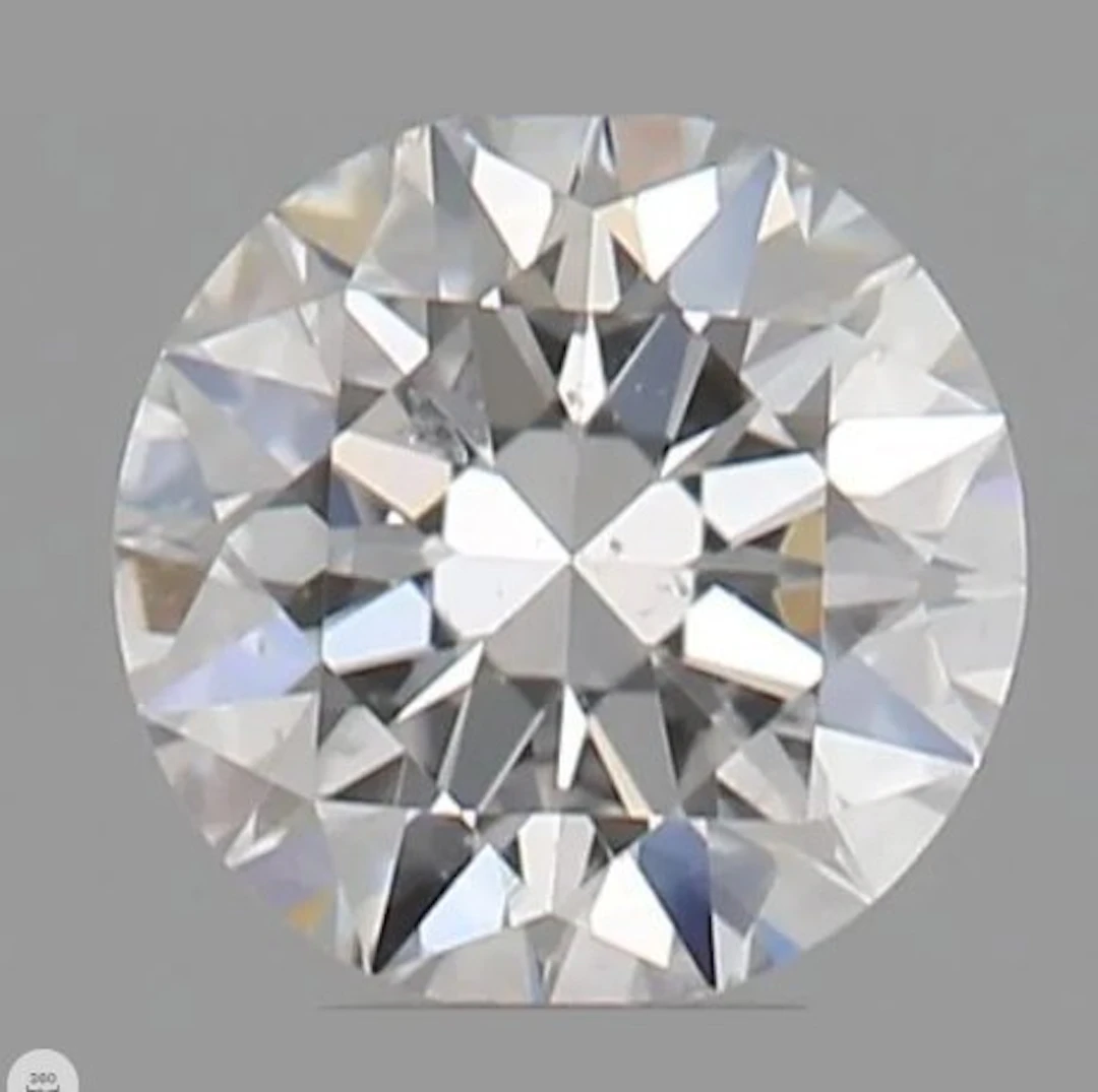 1 pcs Diamond (Natural) - 0.30 ct - Round - D...