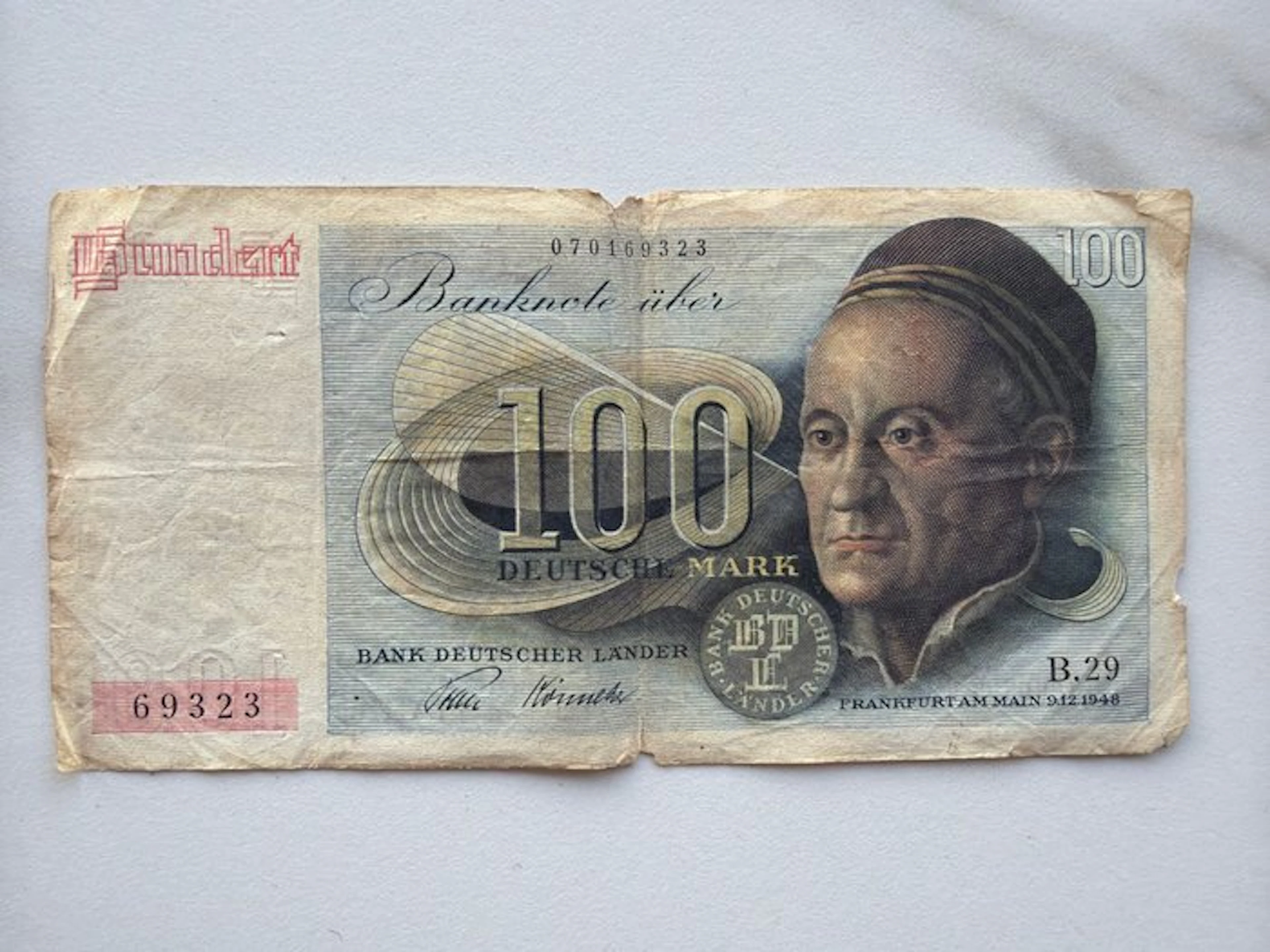 Germany, Federal Republic. - 100 Mark - 1948 - Pick 15 (No reserve price)