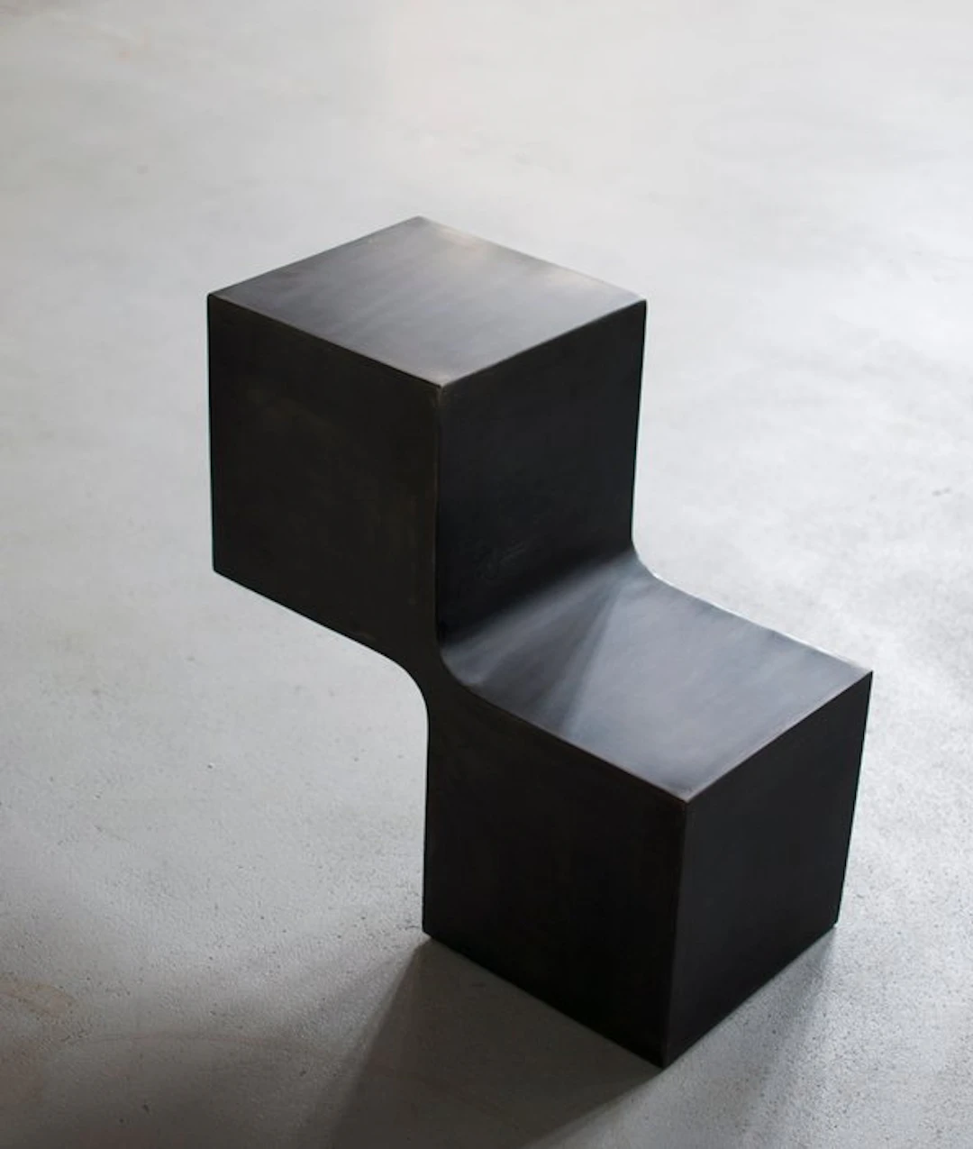 Pol Quadens - Coffee table - Steel - Side cubes