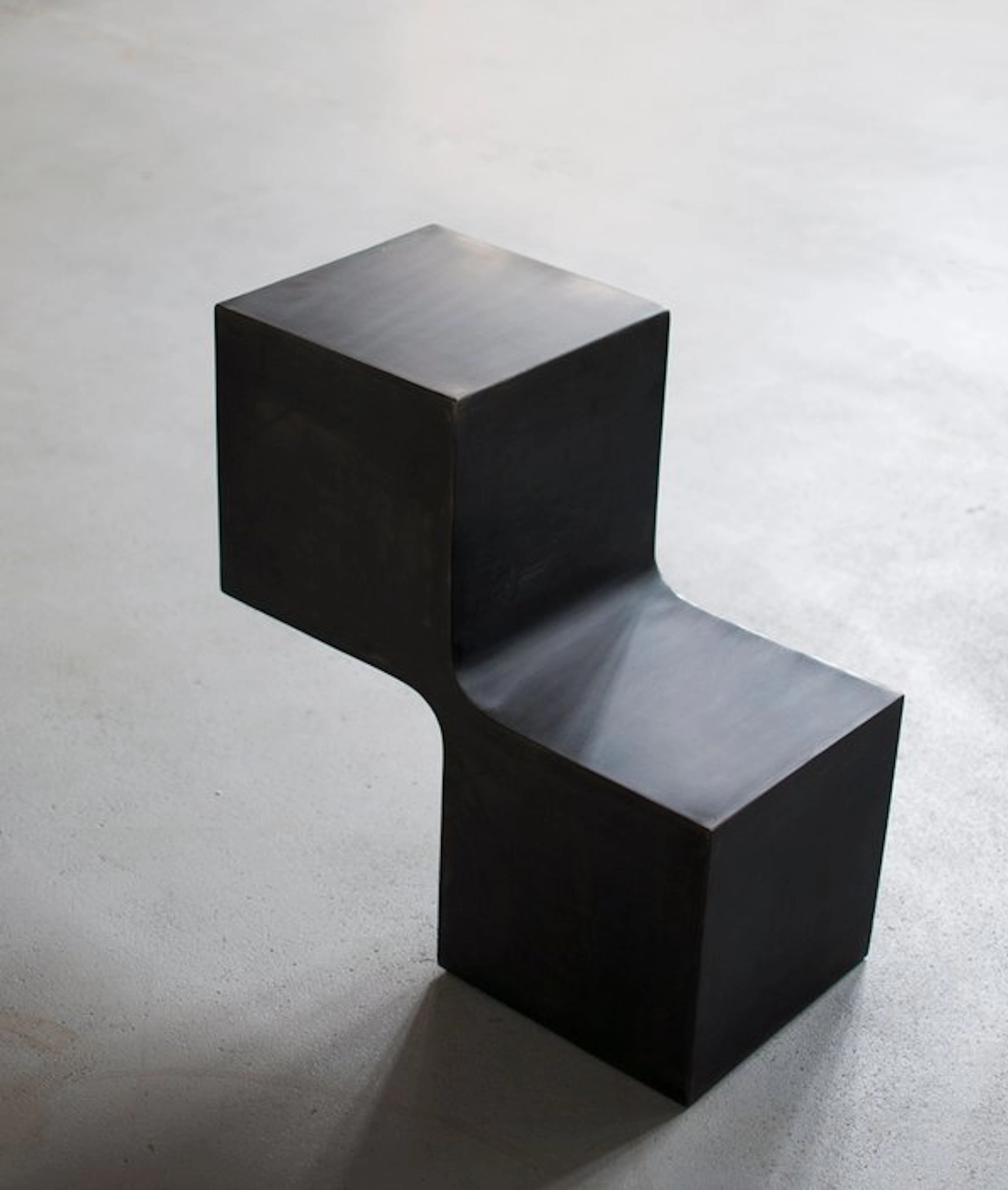 Pol Quadens - Coffee table - Steel - Side cubes