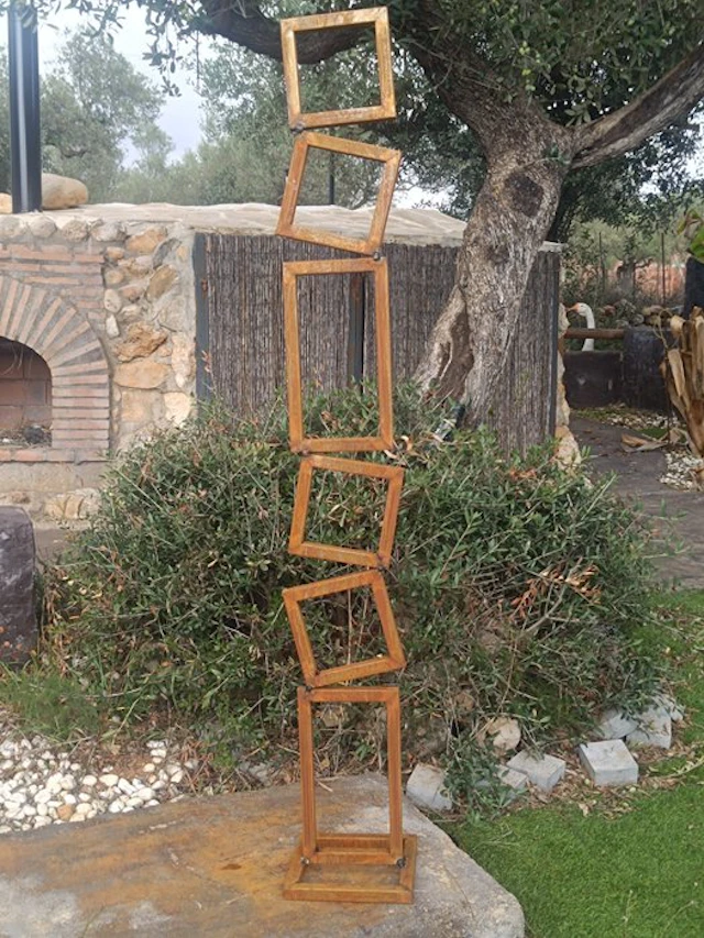 Ana Lucia B.M - Sculpture Corten - XXL - NO Reserve