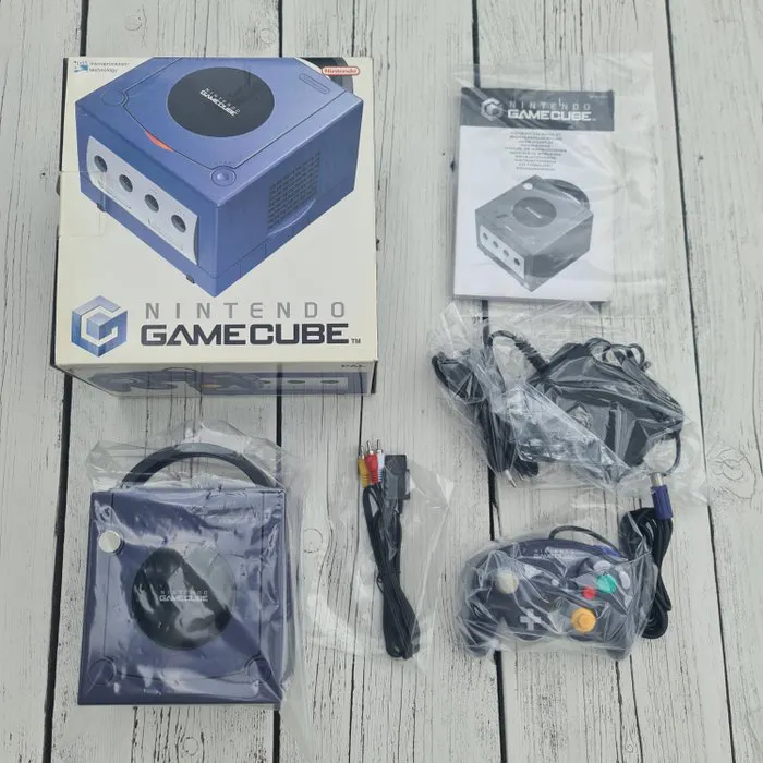 First Nintendo Cube Nintendo - Gamecube - First Edition - Original Purple...