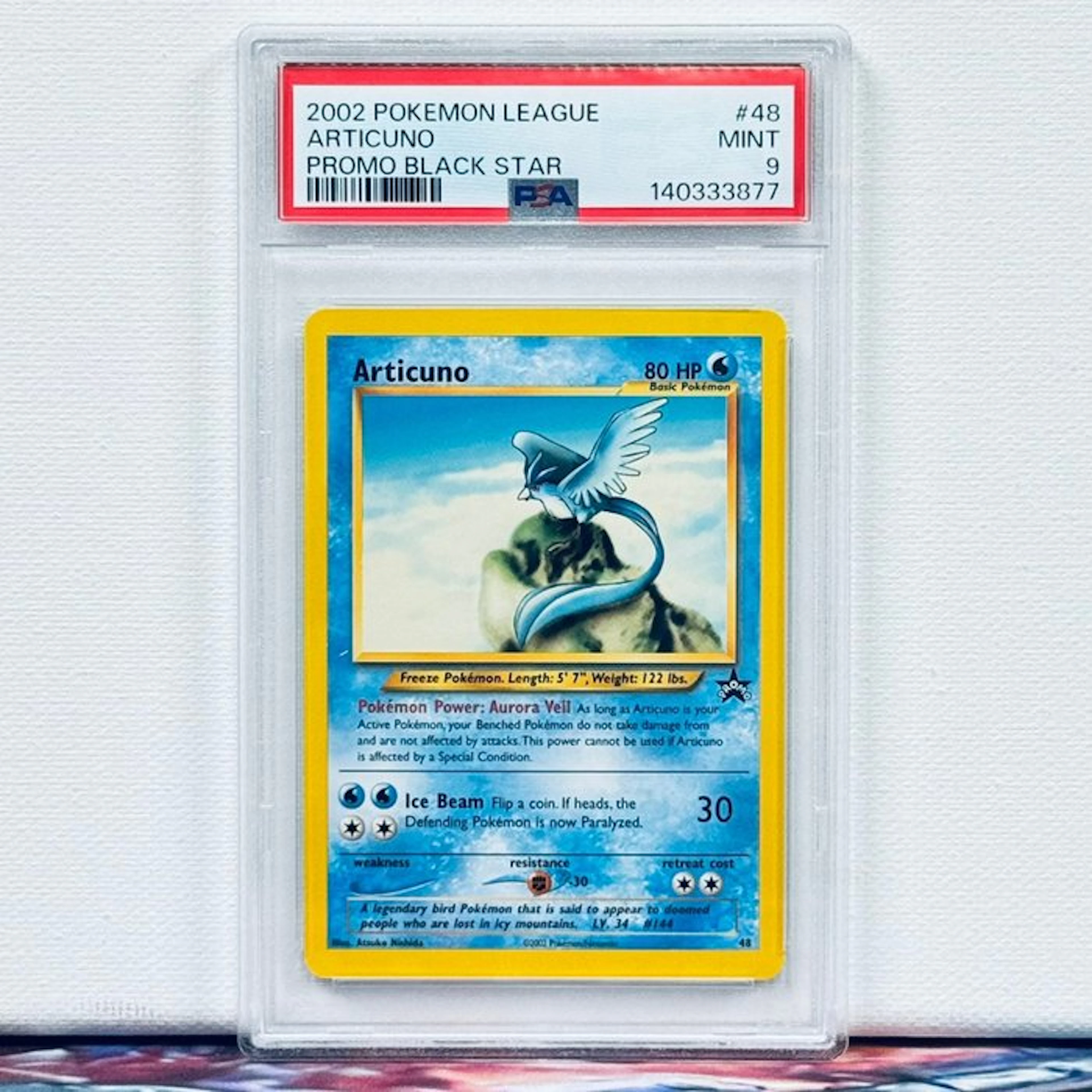 Pokémon Graded card - Articuno #48 2002 Pokemon League...