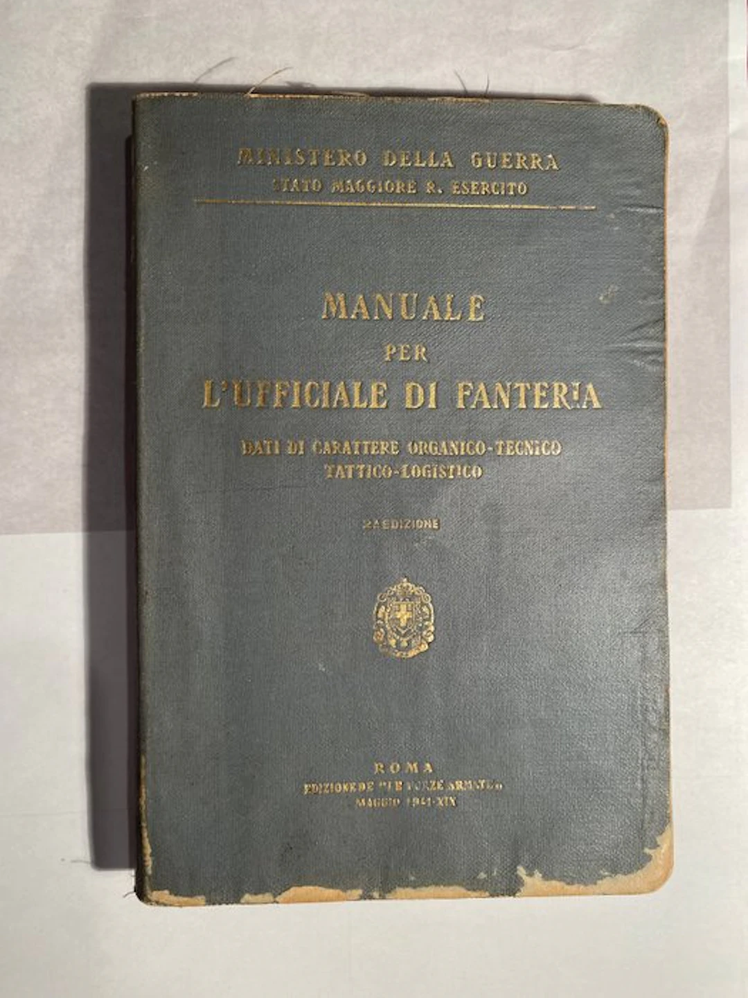 Ministero della Guerra - Stato Maggiore Regio Esercito...