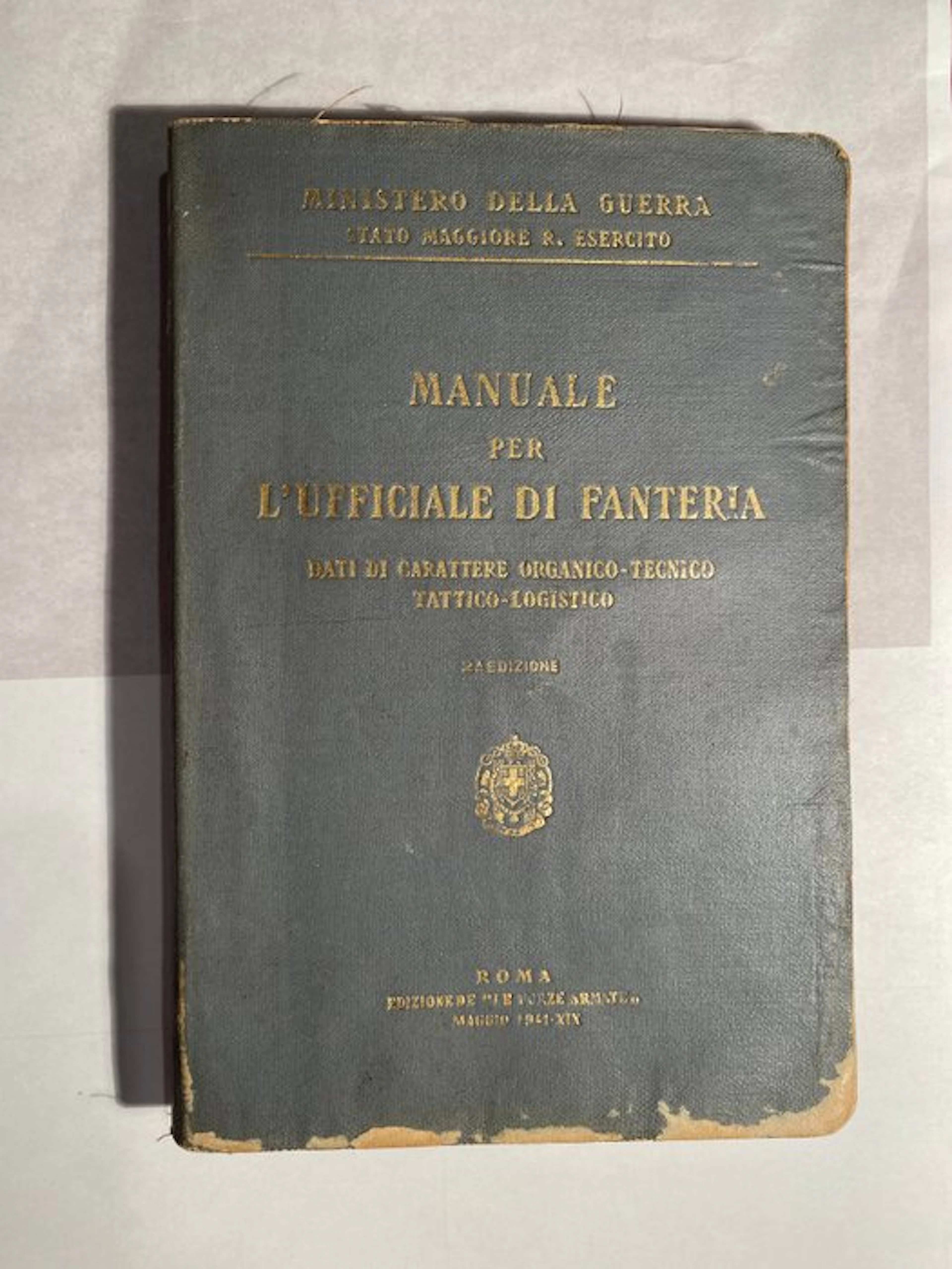 Ministero della Guerra - Stato Maggiore Regio Esercito...