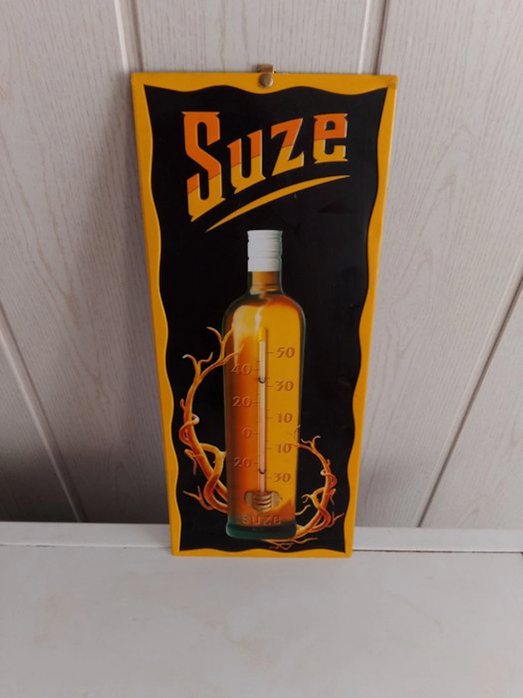 Thermomètre suze - Suze - Advertising sign - Aluminium