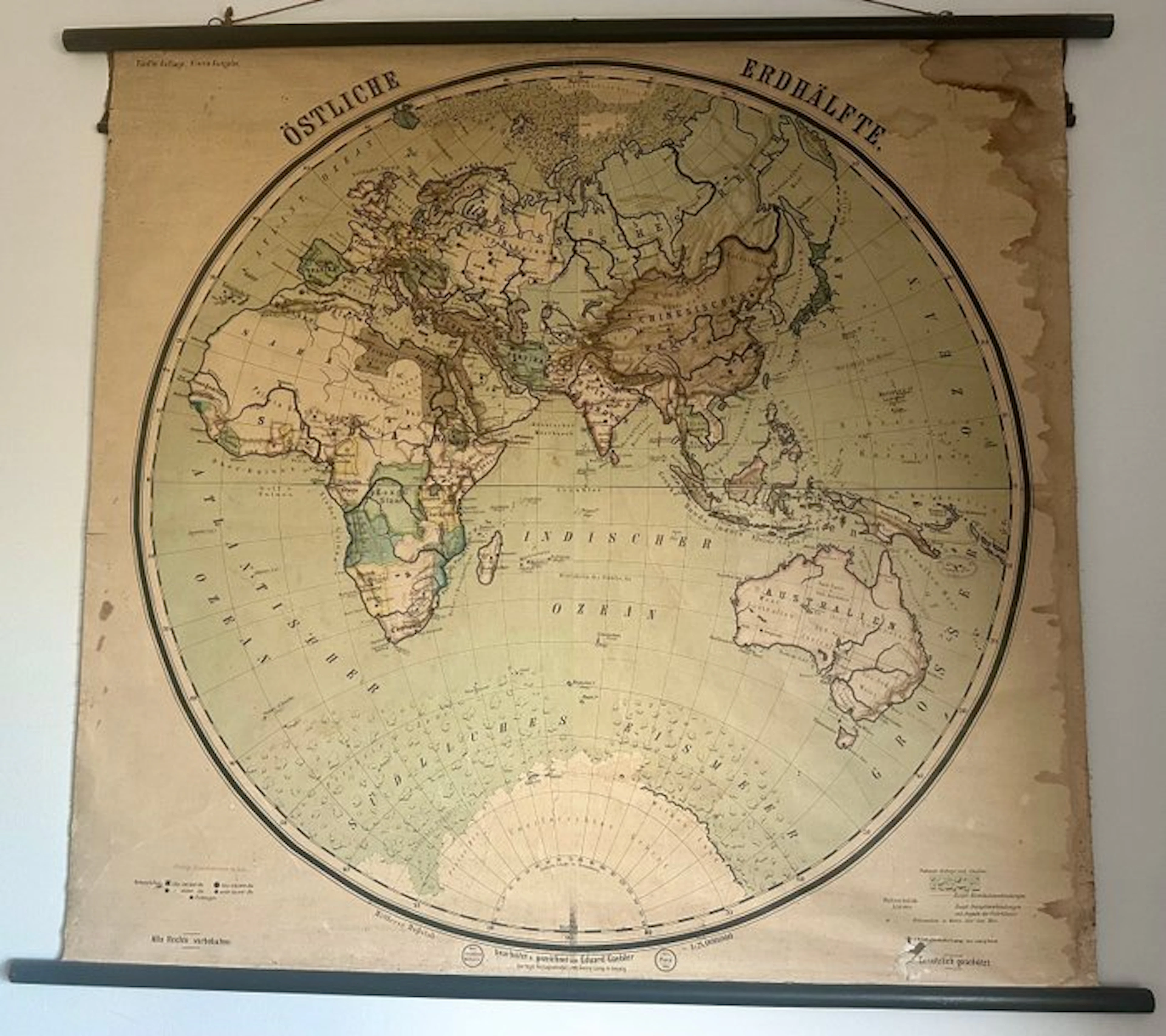 gaebler - Ancient map - Gaebler - School map - Canvas