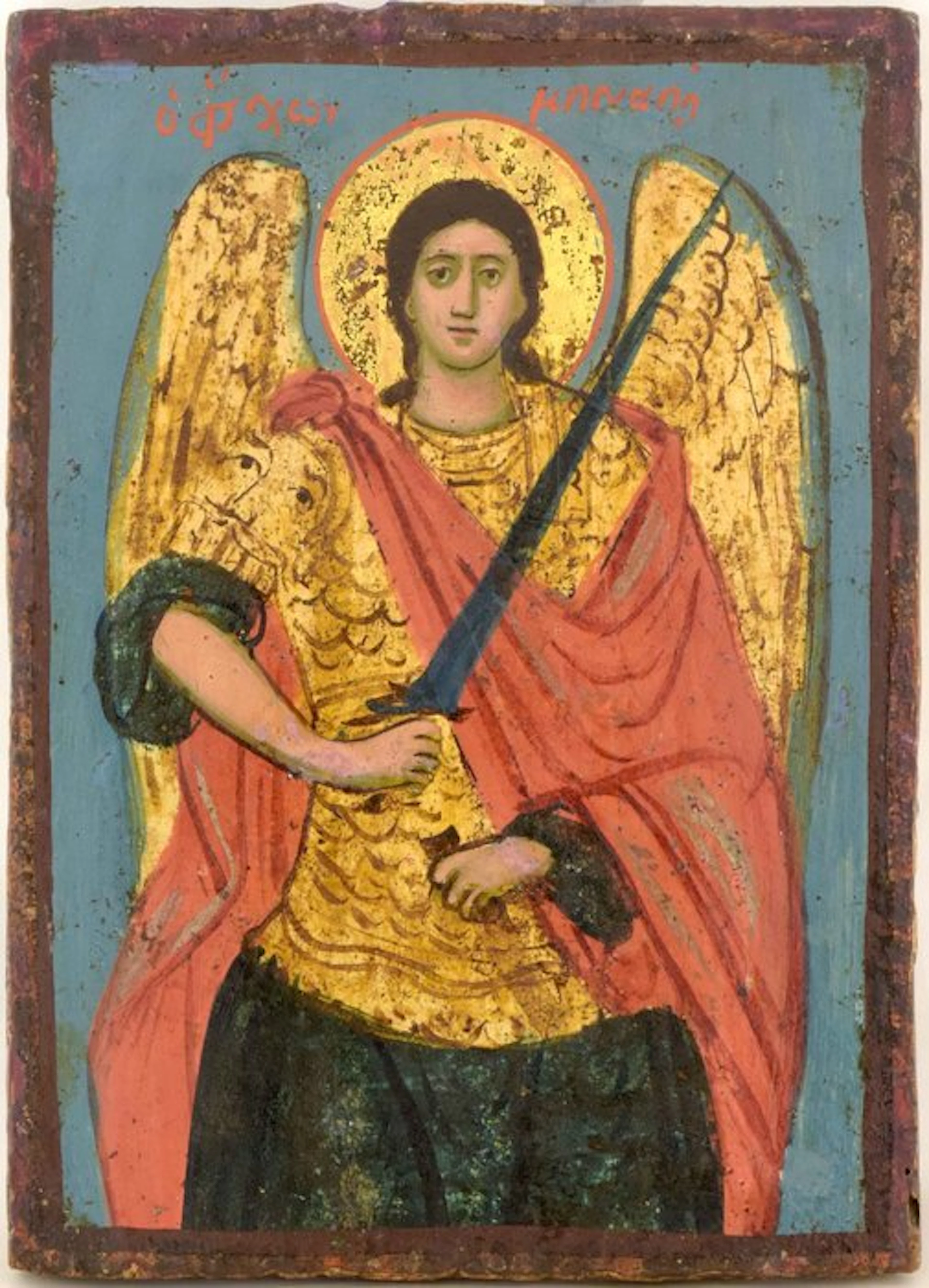Icon - Archangel Michael - Wood