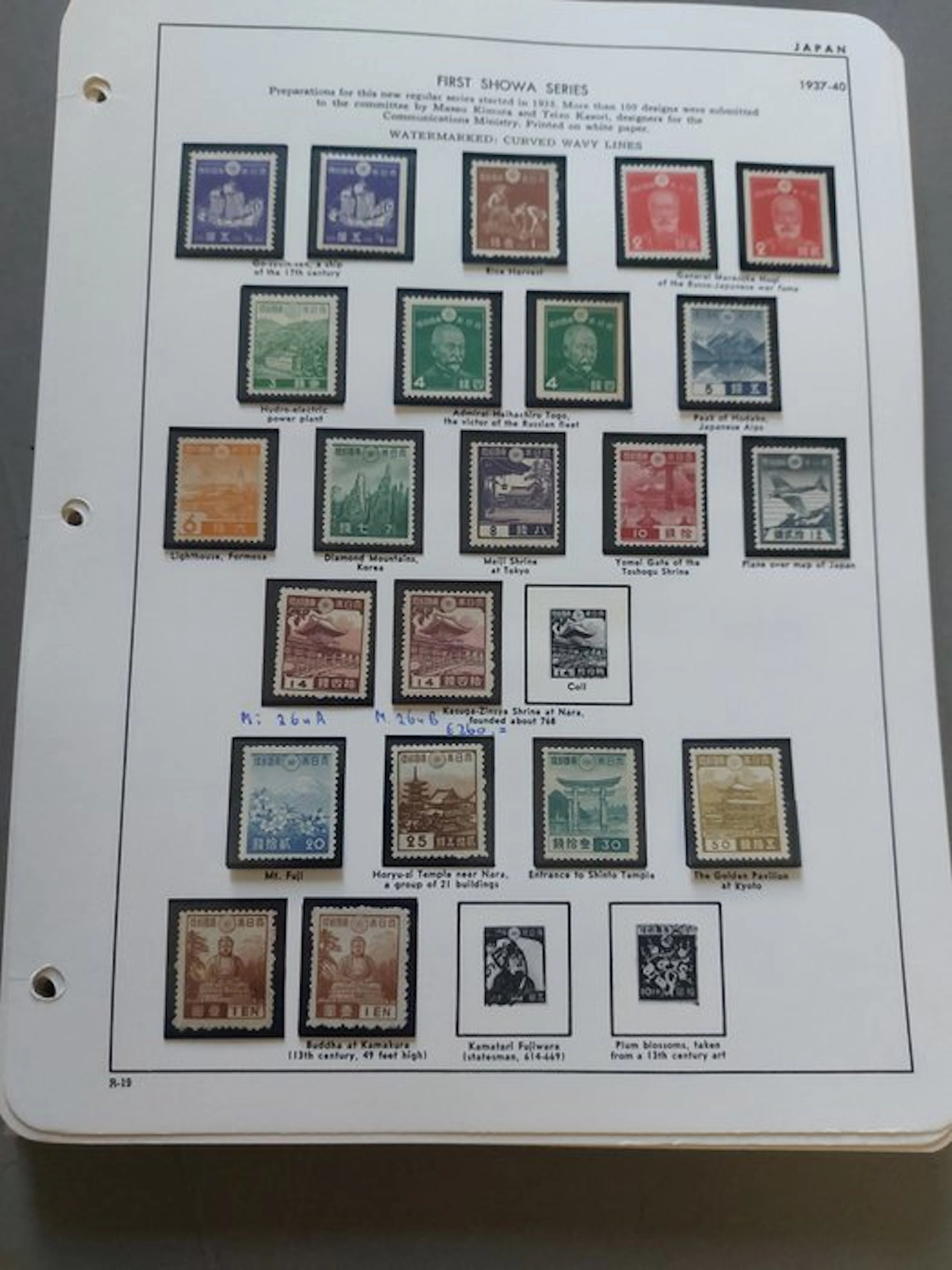 Japan 1935/1964 - Predominantly mint-condition collection from Japan