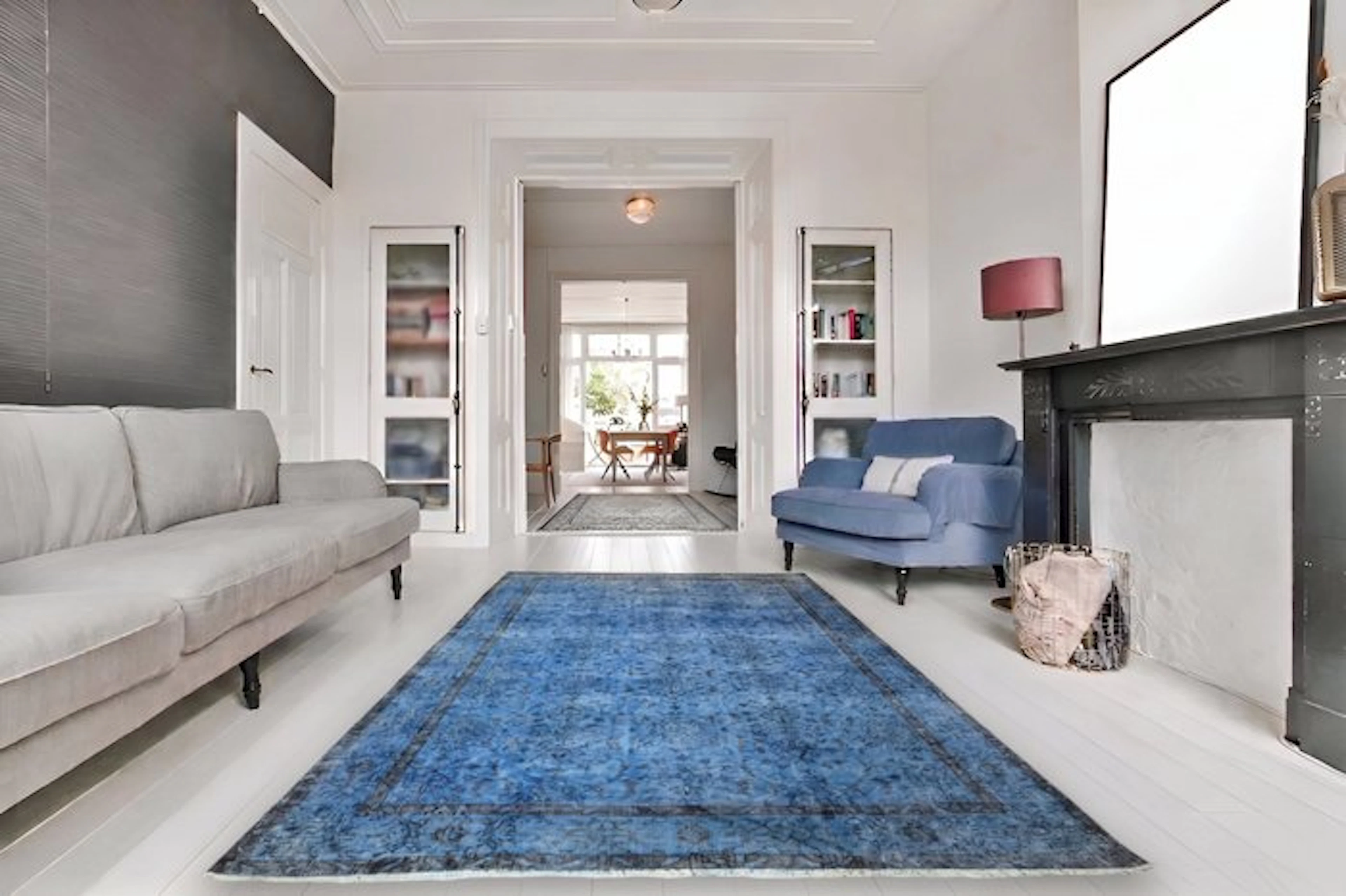 Blue vintage - Rug - 300 cm - 180 cm - √ handmade √ certificate