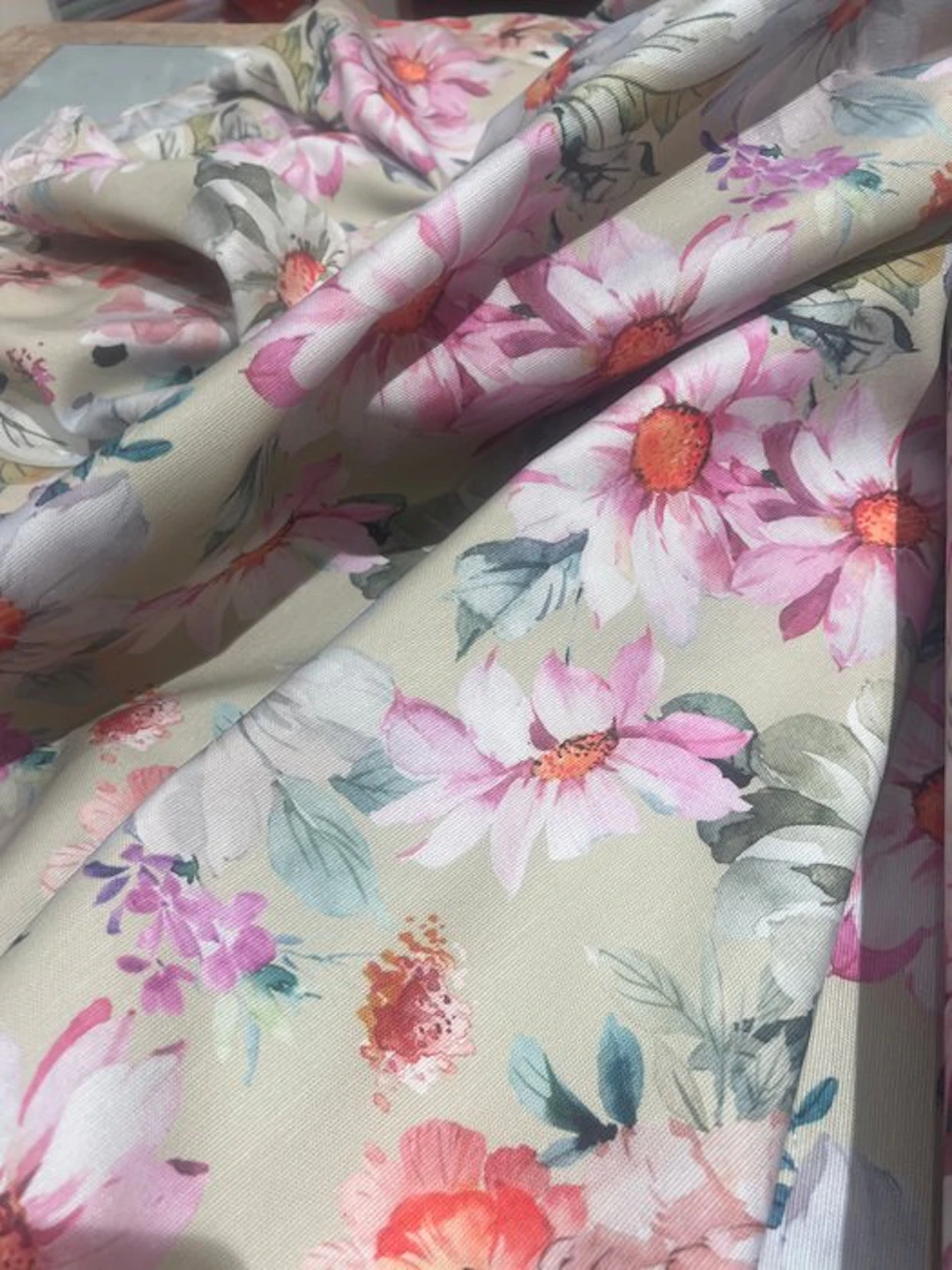 Floral print 500 x 280 - Upholstery fabric - 500 cm - 280 cm