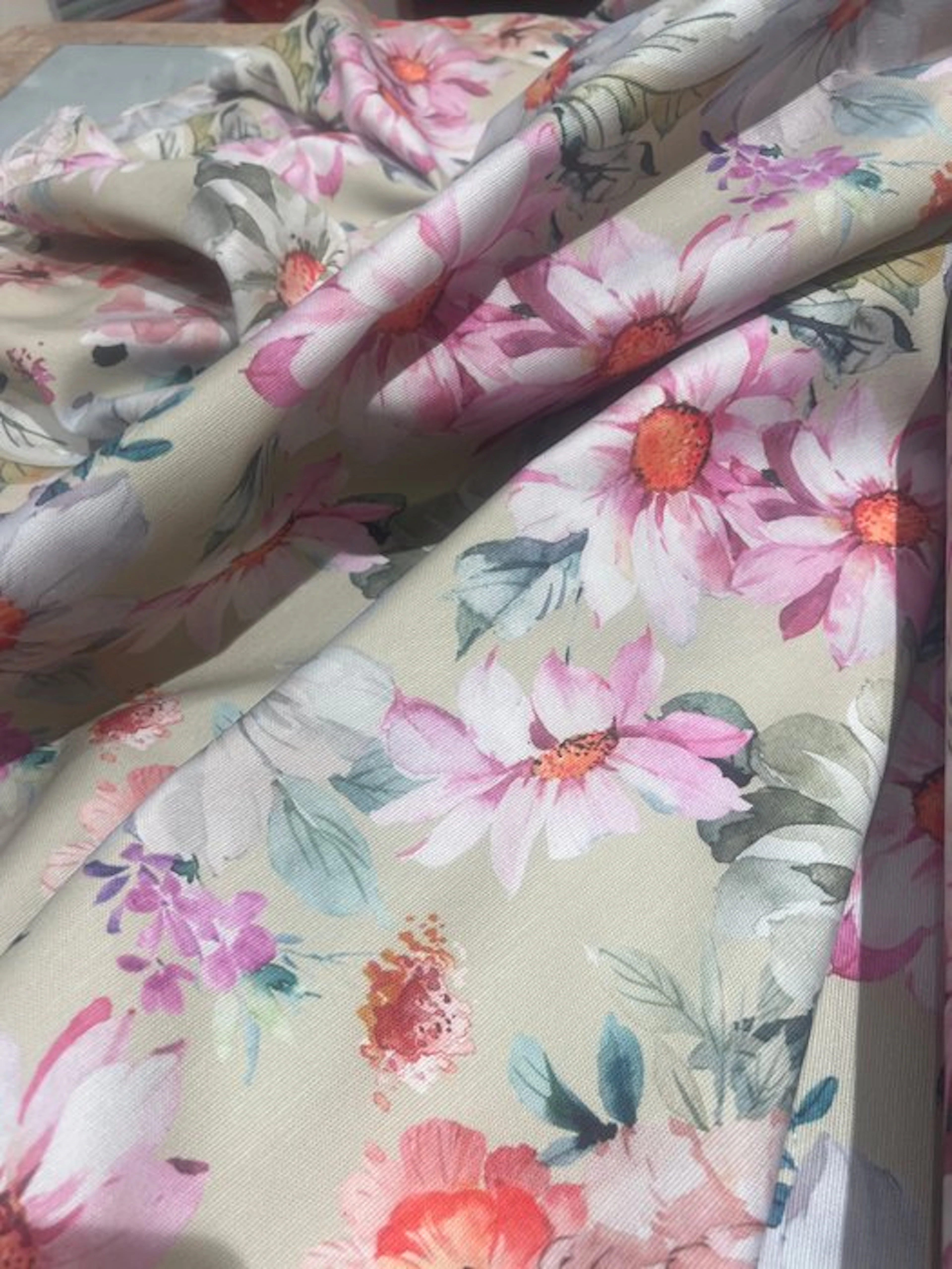 Floral print 500 x 280 - Upholstery fabric - 500 cm - 280 cm
