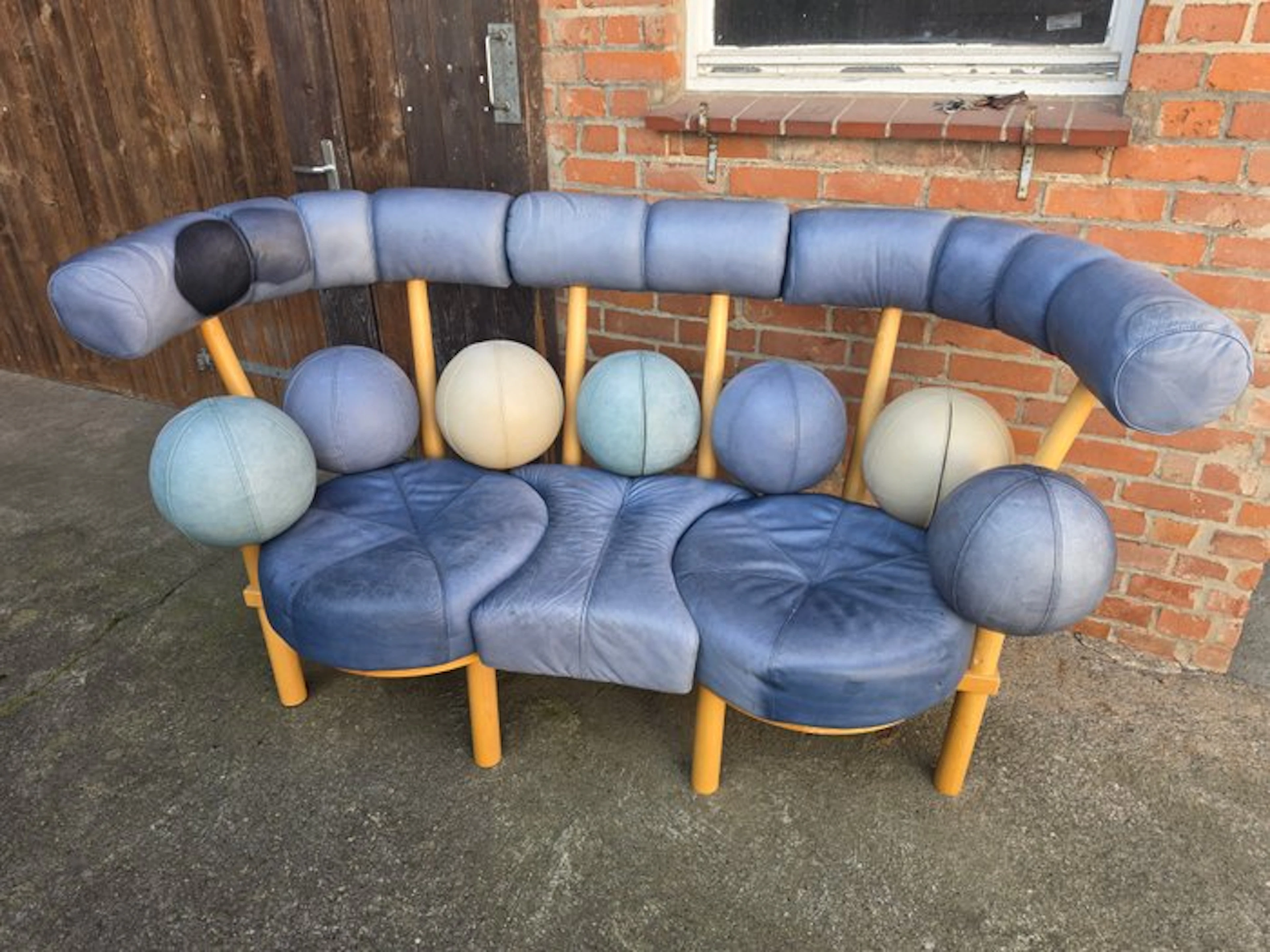 Stokke - Peter Opsvik - Sofa - Globe"-Sofa - Leather - Sofa Peter Opsvik, Norw.