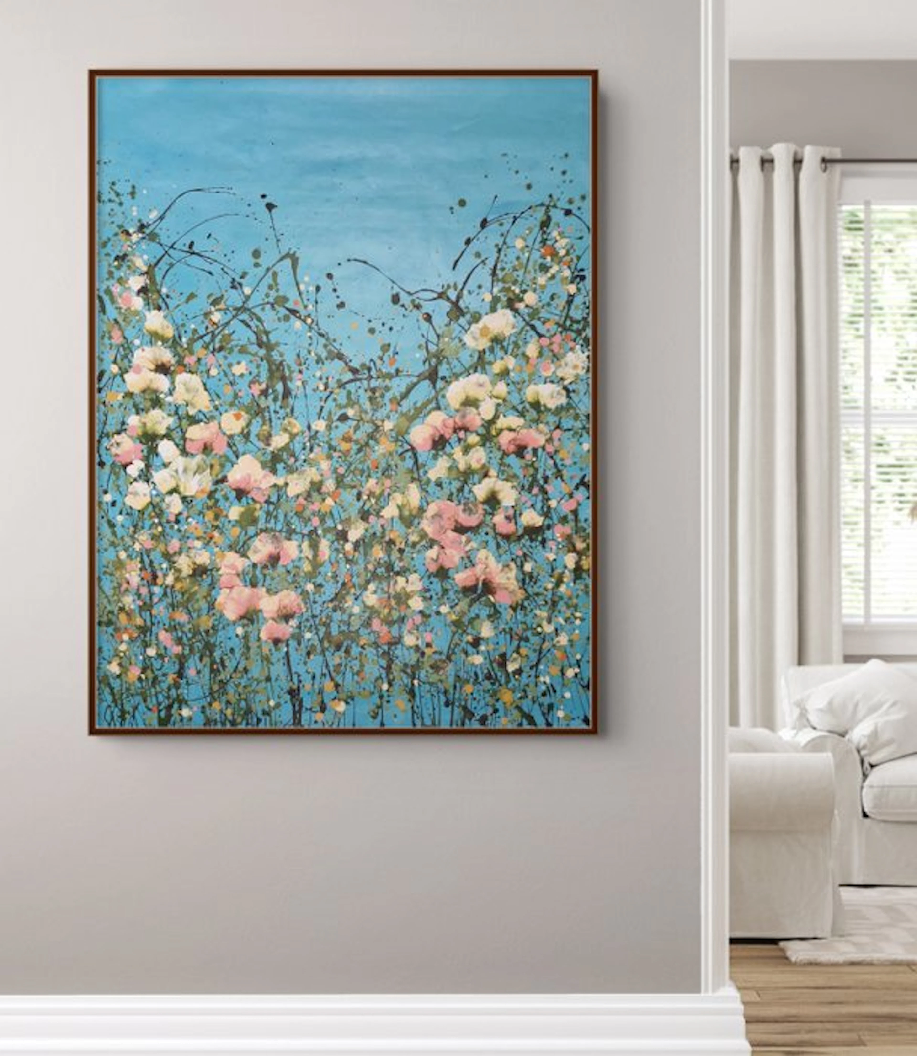Irina Morisch - Along the lines of inspiration - XXL floral artwork-
