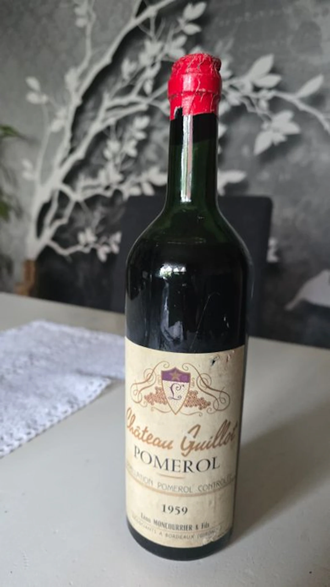 1959 Chateau Guillot (Leon Moncourrier bottling) - Pomerol - 1 Bottle (0.75L)