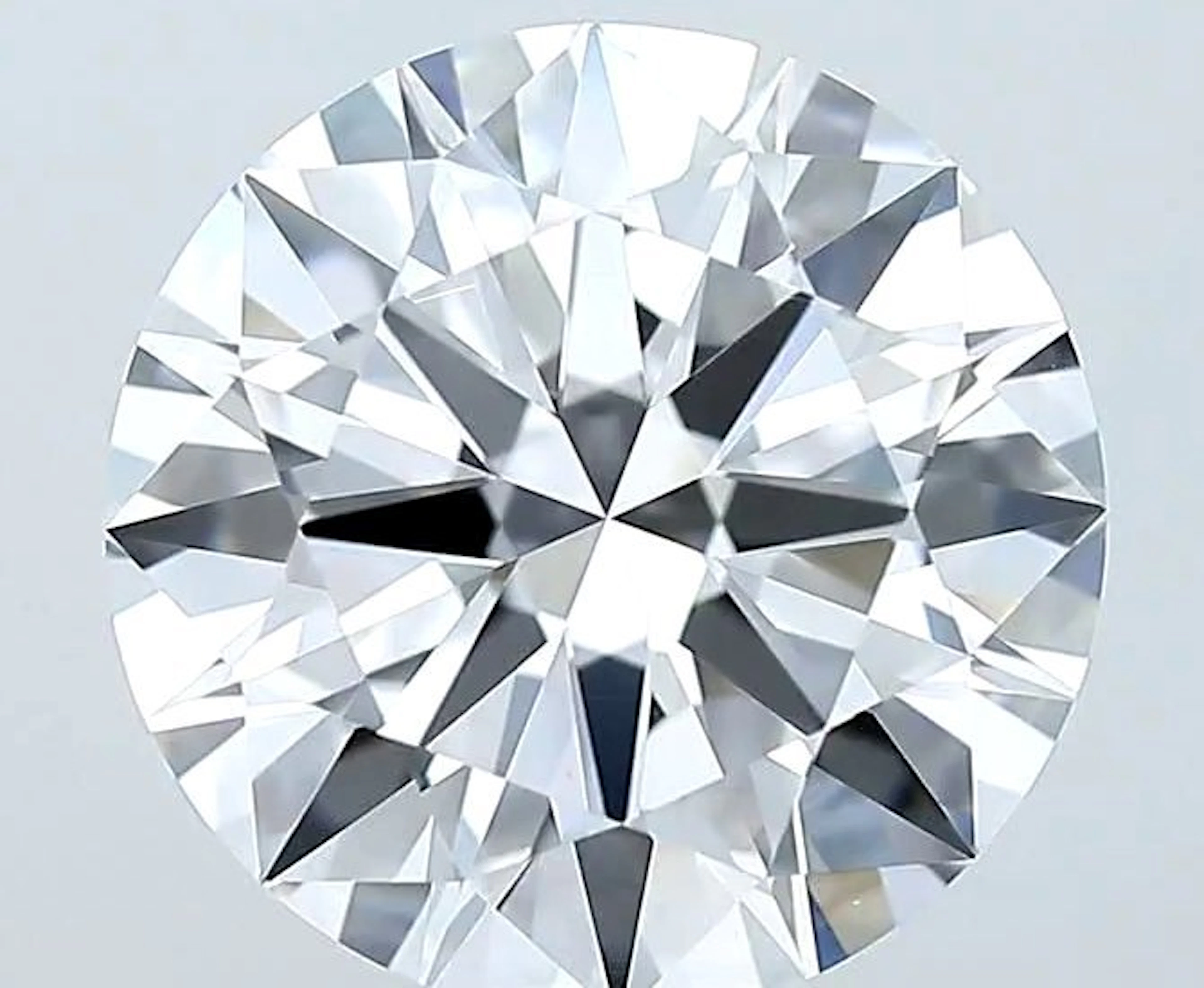 1 pcs Diamond (Natural) - 3.02 ct - Round - D...