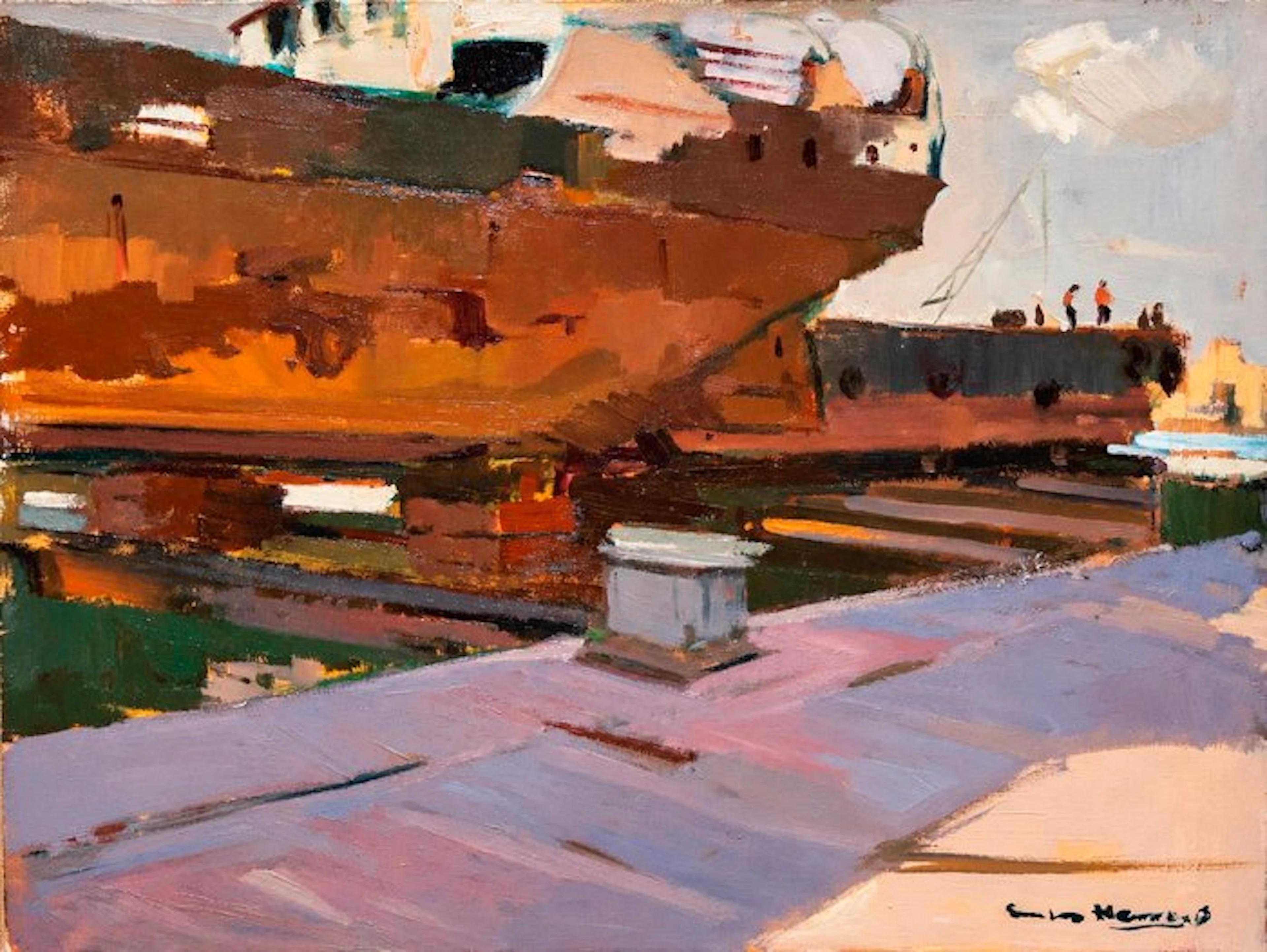 Antoni Sala Herrero (1927-2012) - Vista portuaria