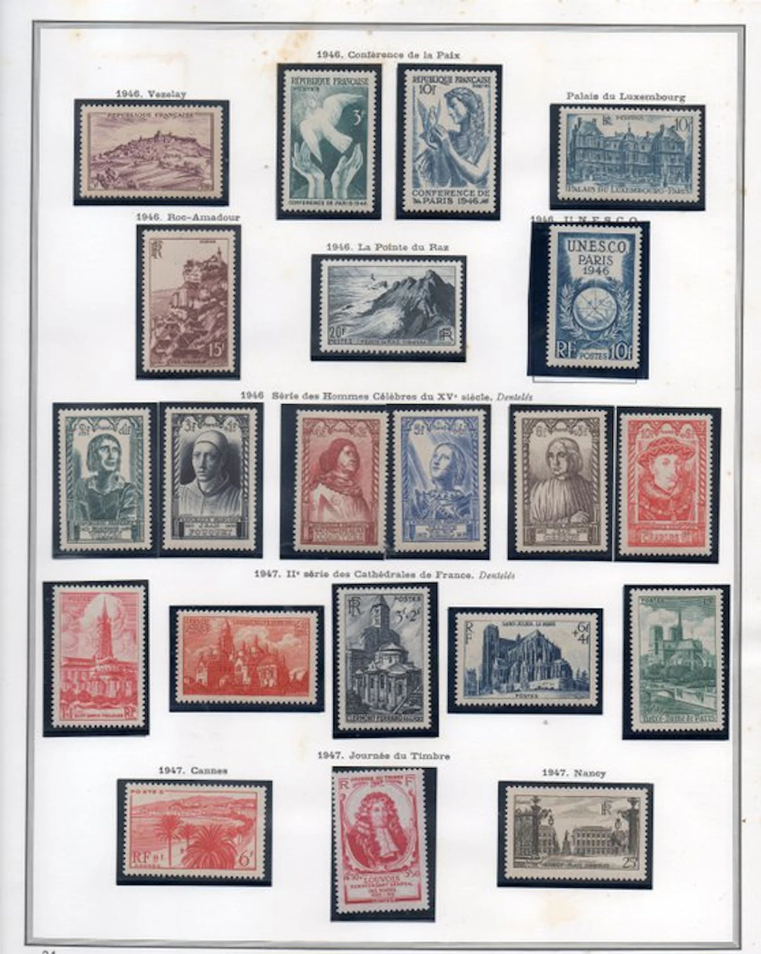 France 1946/1951 - n°759 à 912 - yvert & tellier