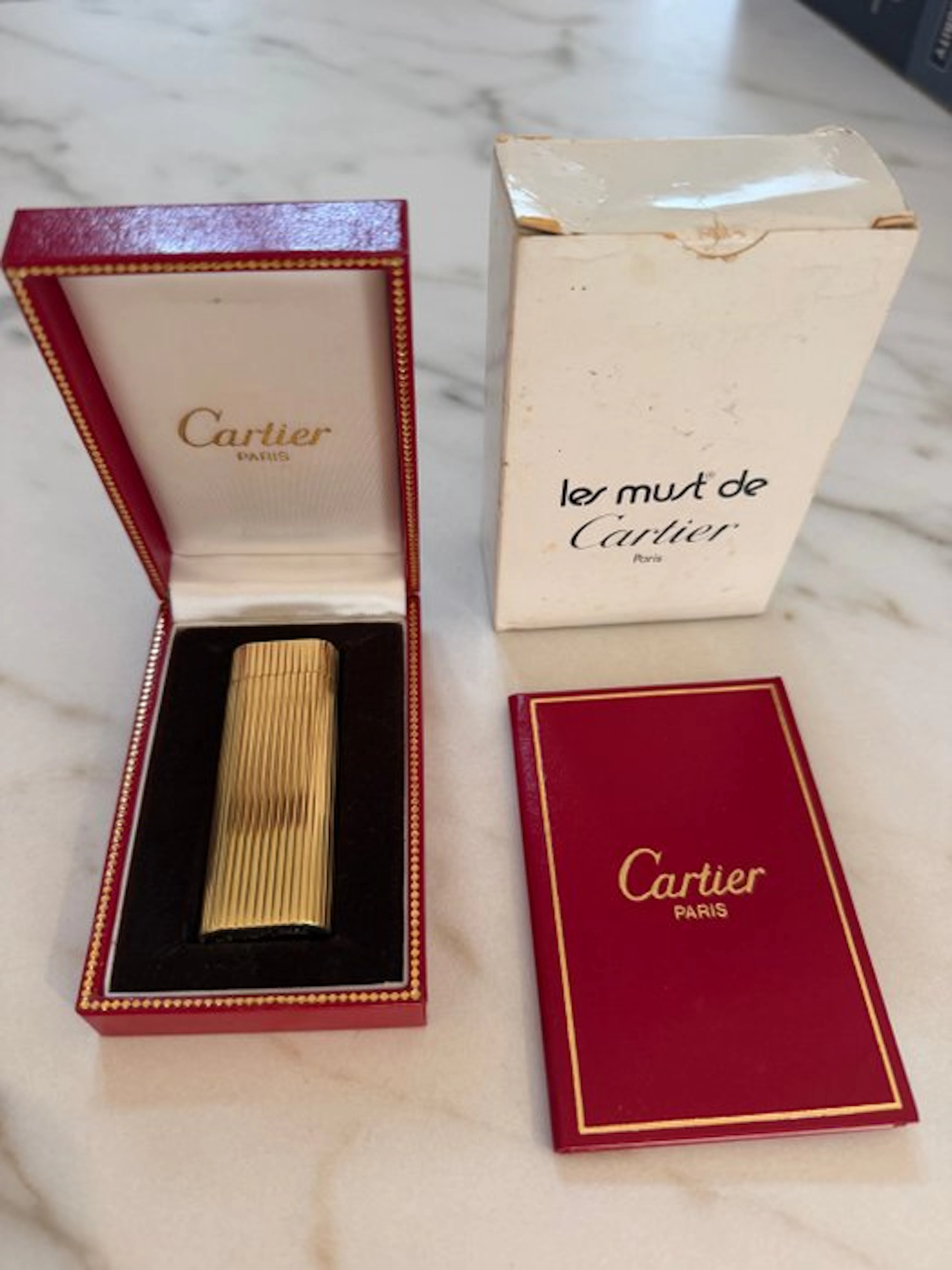 Cartier - Les must - Lighter - Gold plated