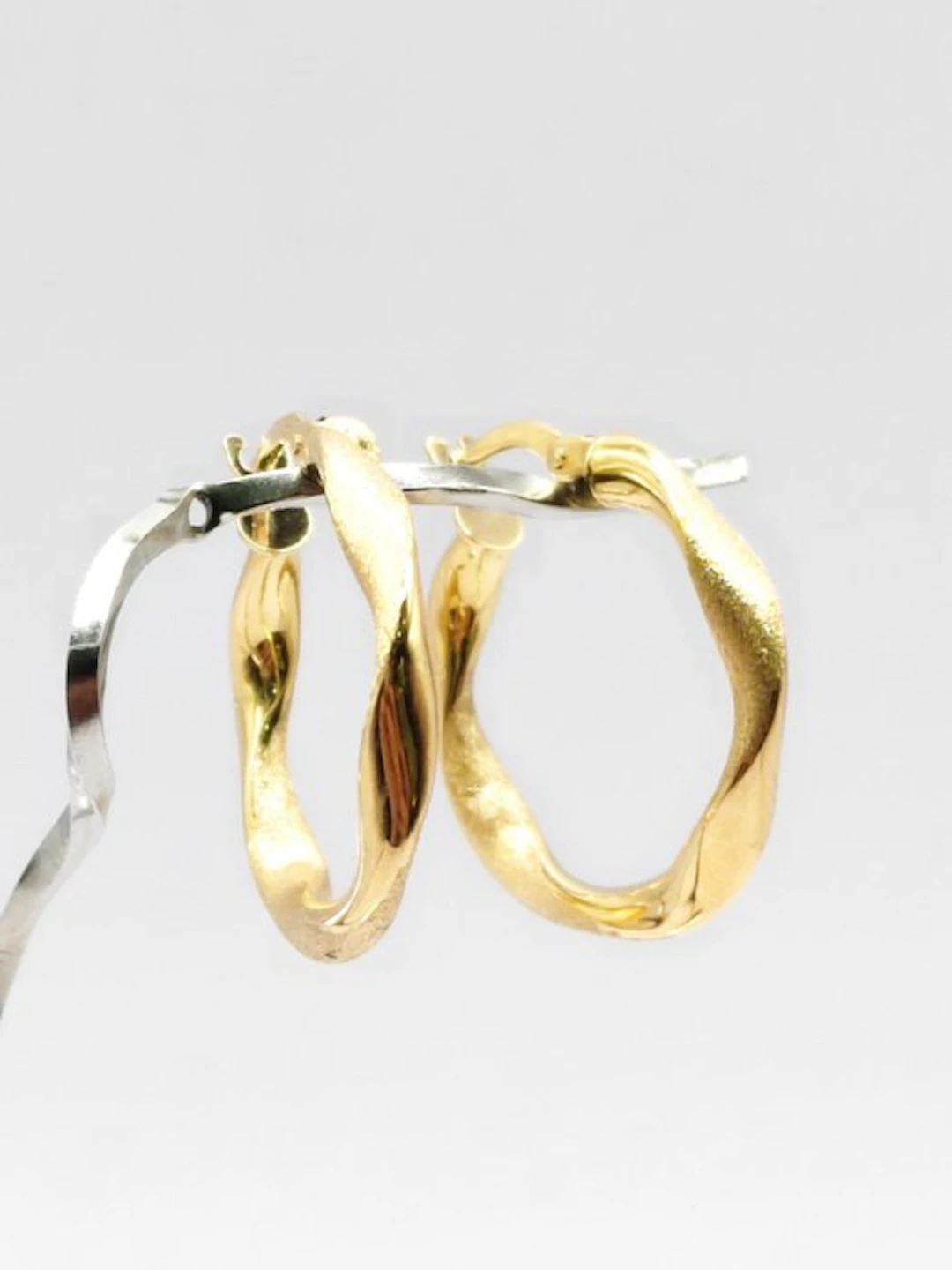 No reserve price - Earrings - 18 kt. Yellow gold