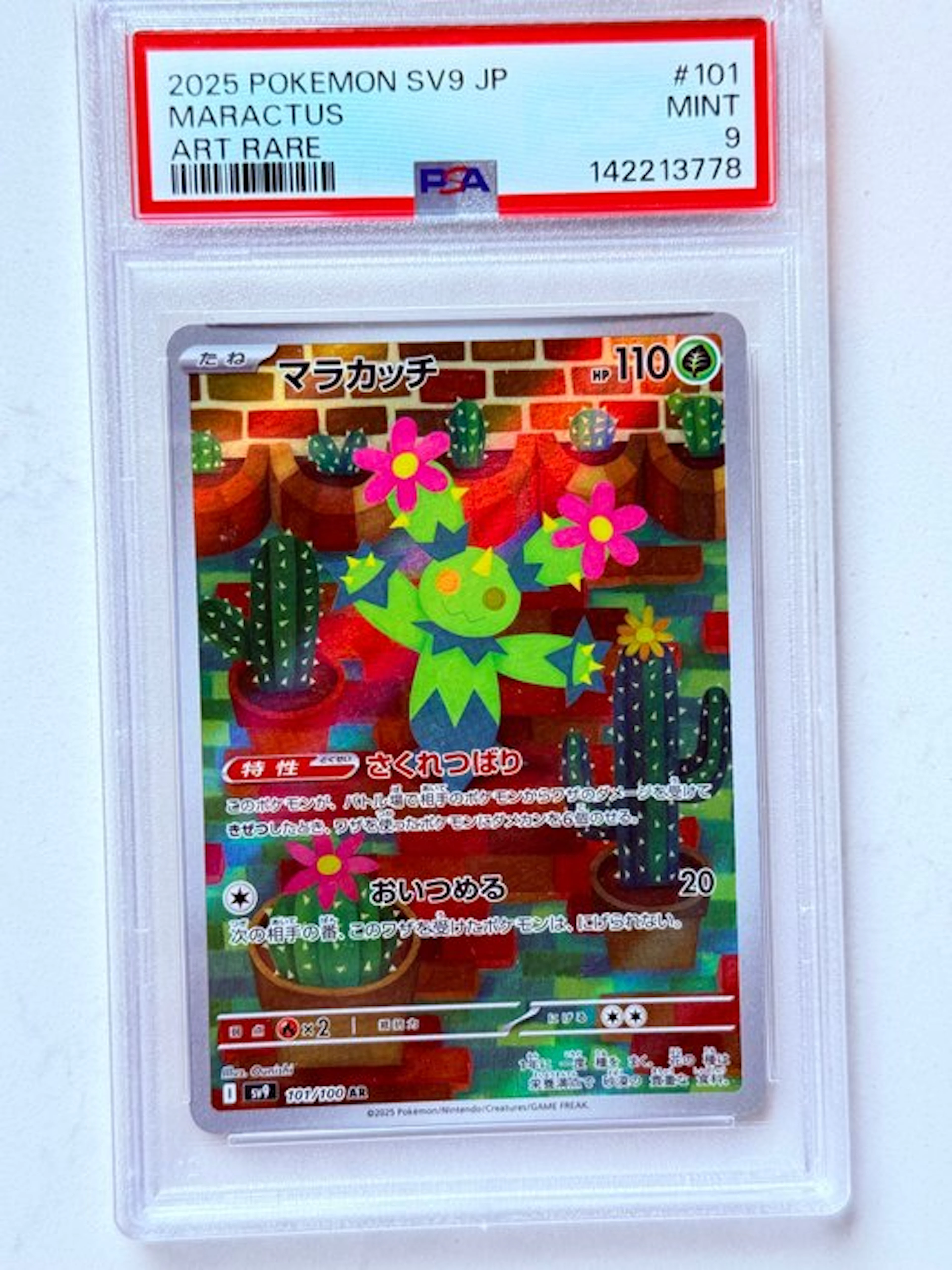 Pokémon - 1 Graded card - Maractus 101/100 AR Foil