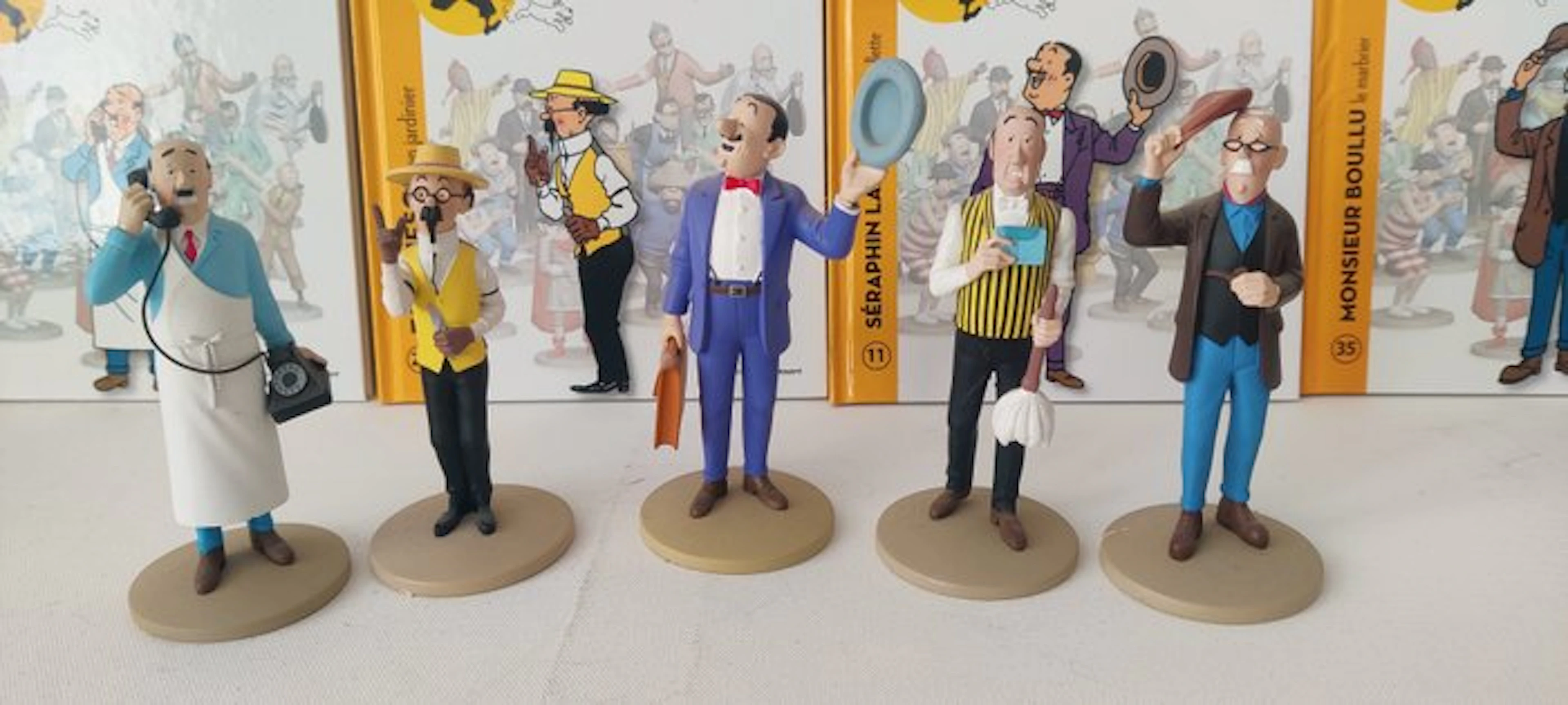 Moulinsart - Tintin - Ensemble de 5 figurines 'Les bijoux...