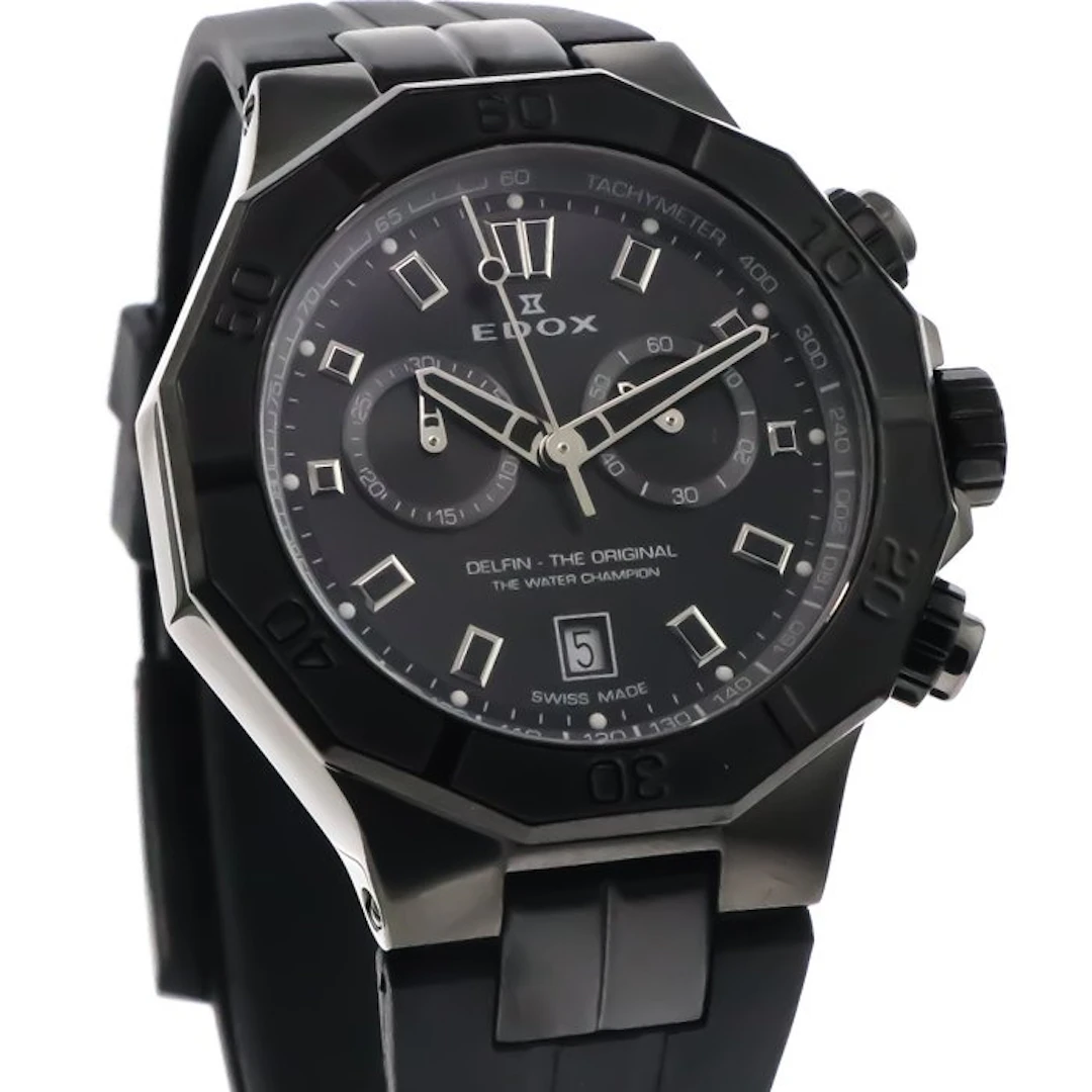 Edox Delphin The Original - Swiss Made Chronograph Watch...