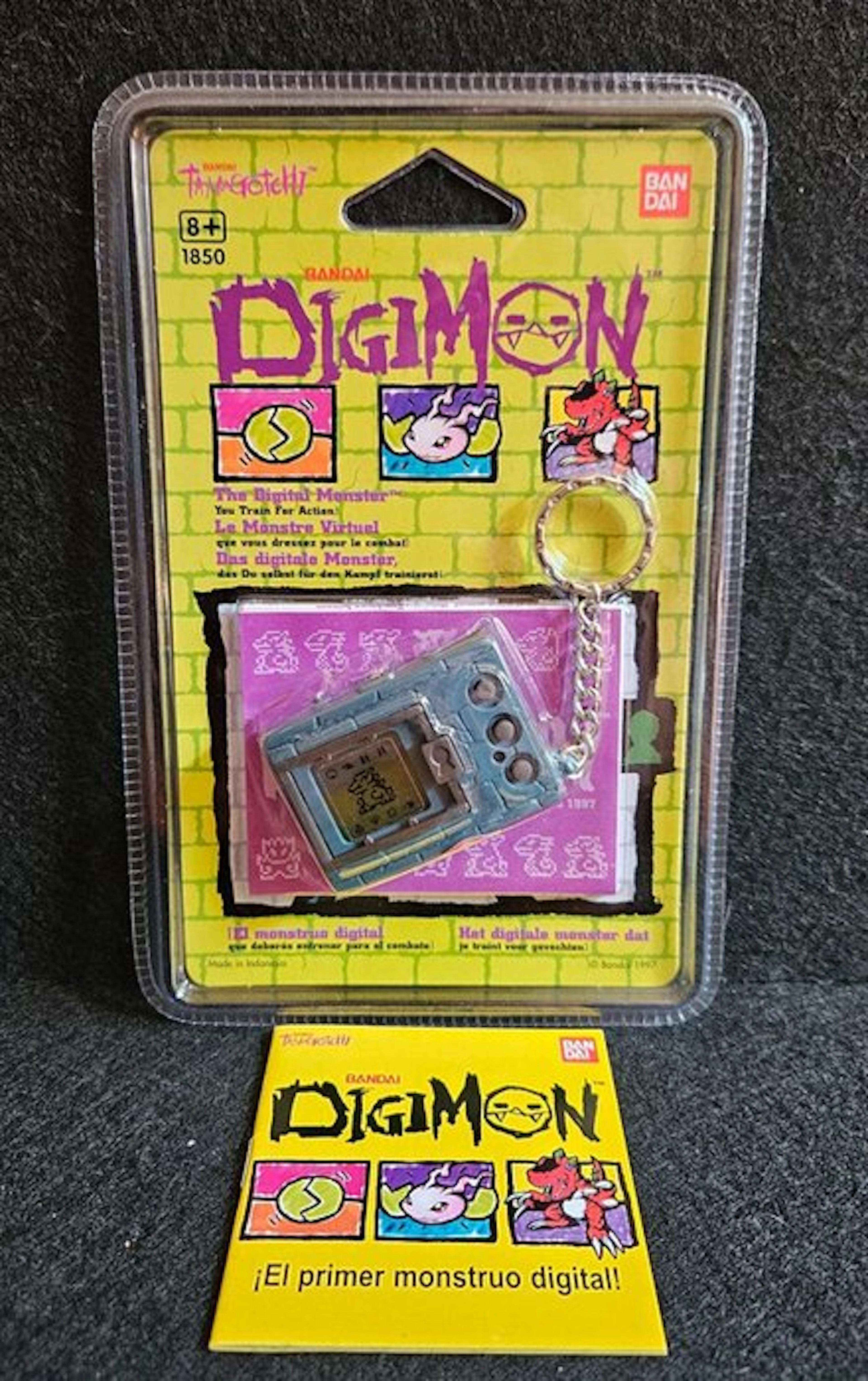 Bandai - Digimon Tamagotchi V1 Green Digital Monsters Lcd...